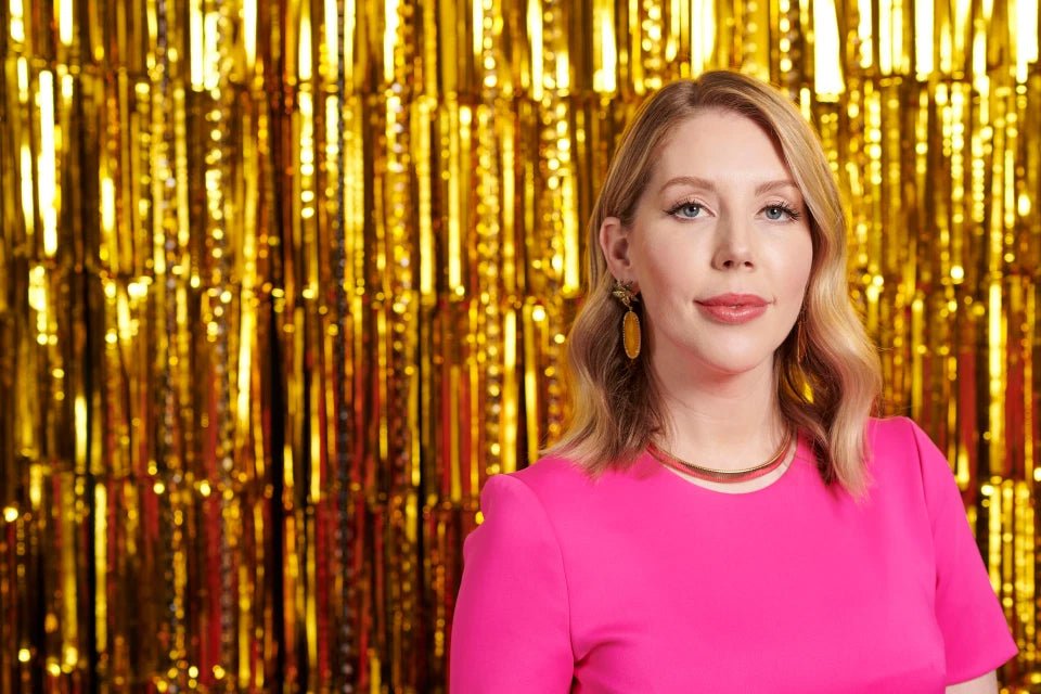 Katherine Ryan wears Latelita Earrings for filming of BBC2 All That Glitters Television Show - LATELITA