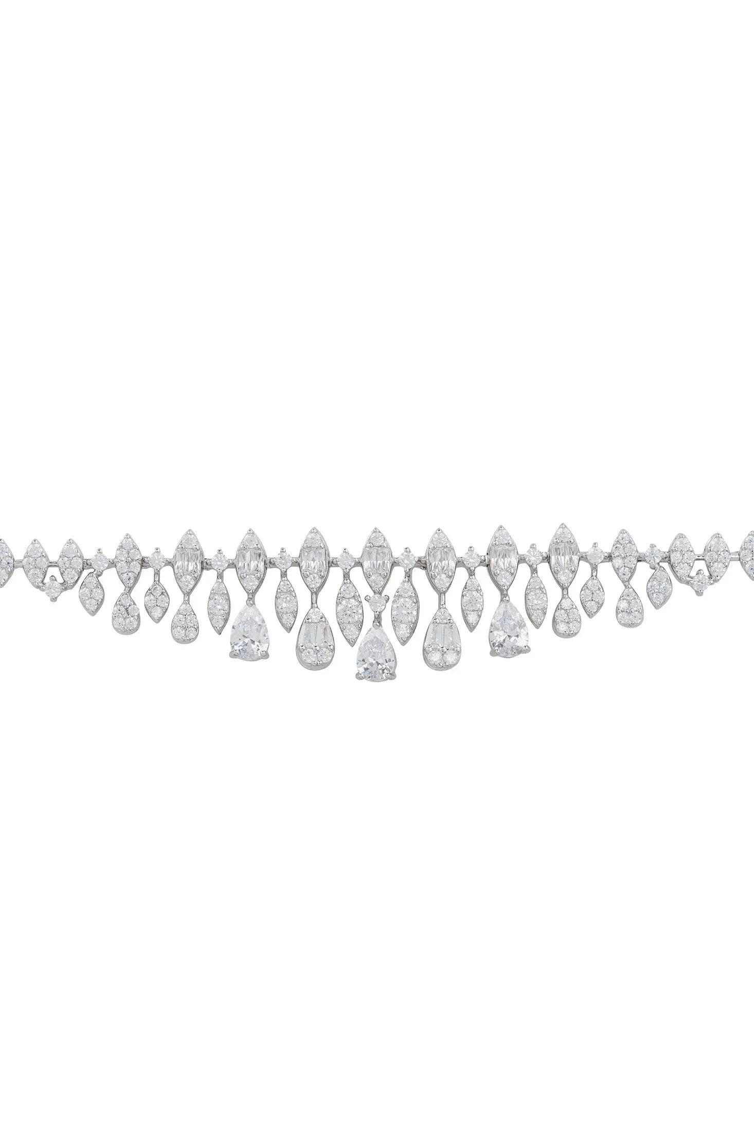 Teardrops diamond bracelet.