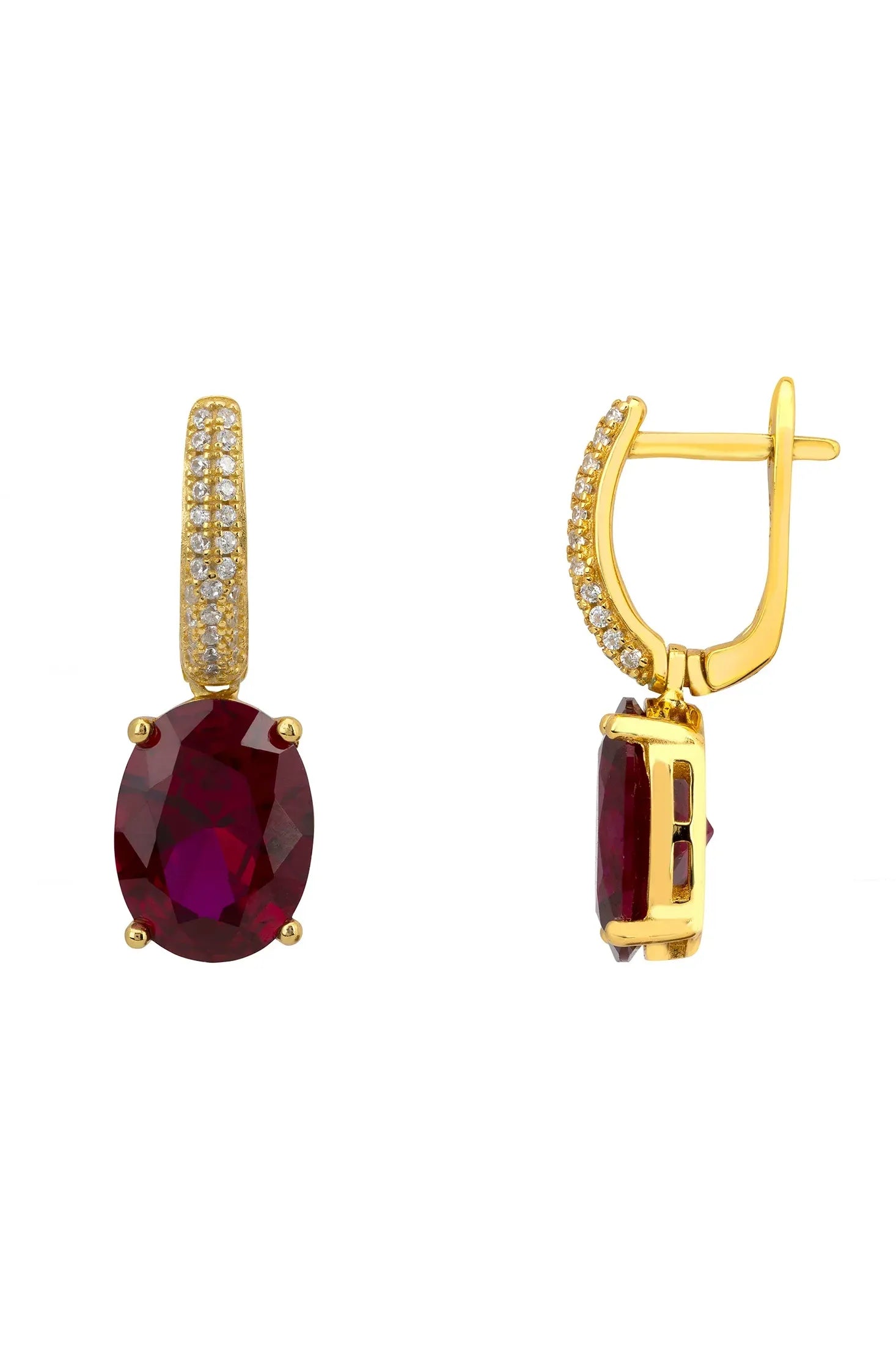 Latch baking of the earrings.