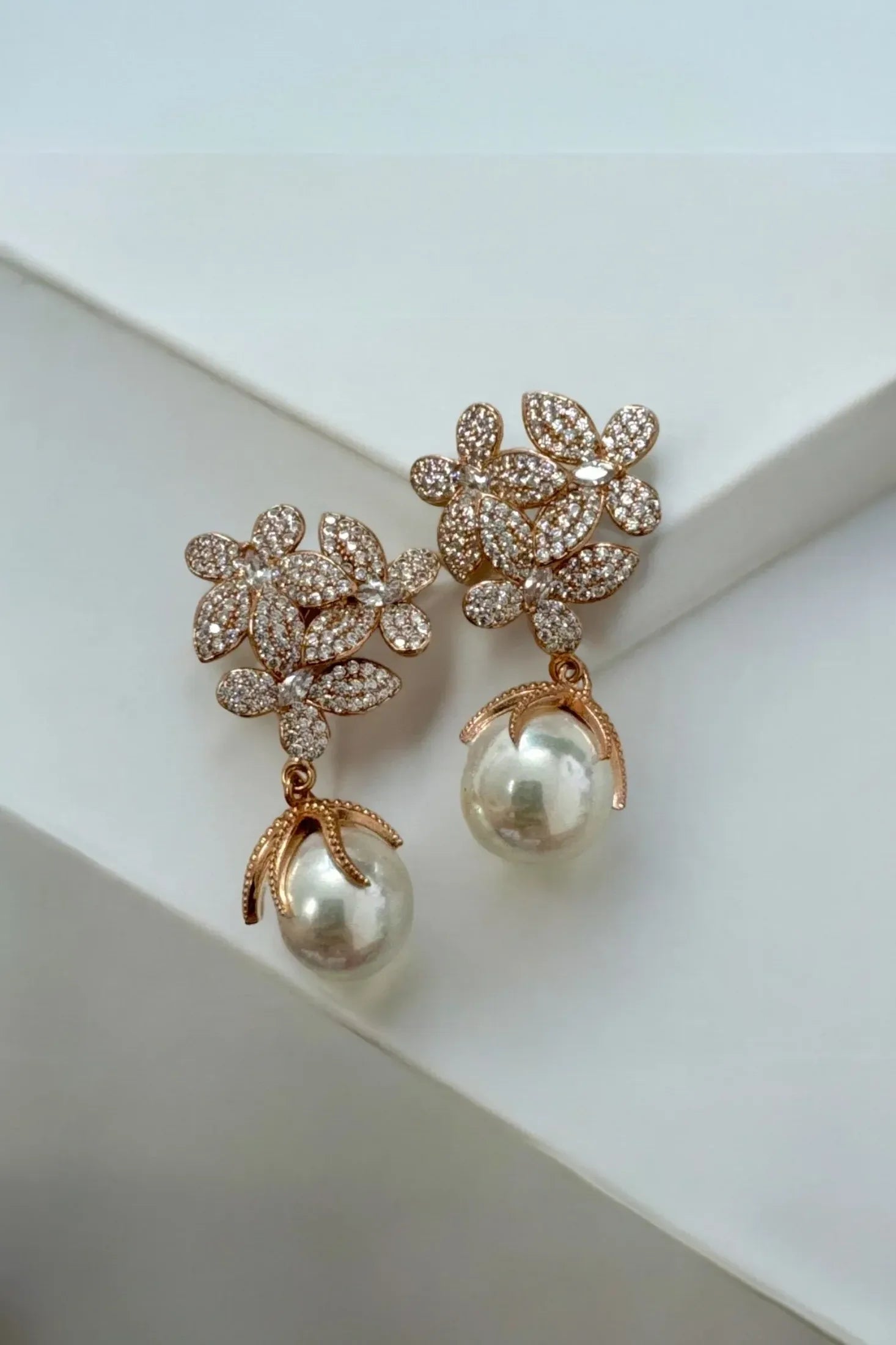 Still life of the earrings.