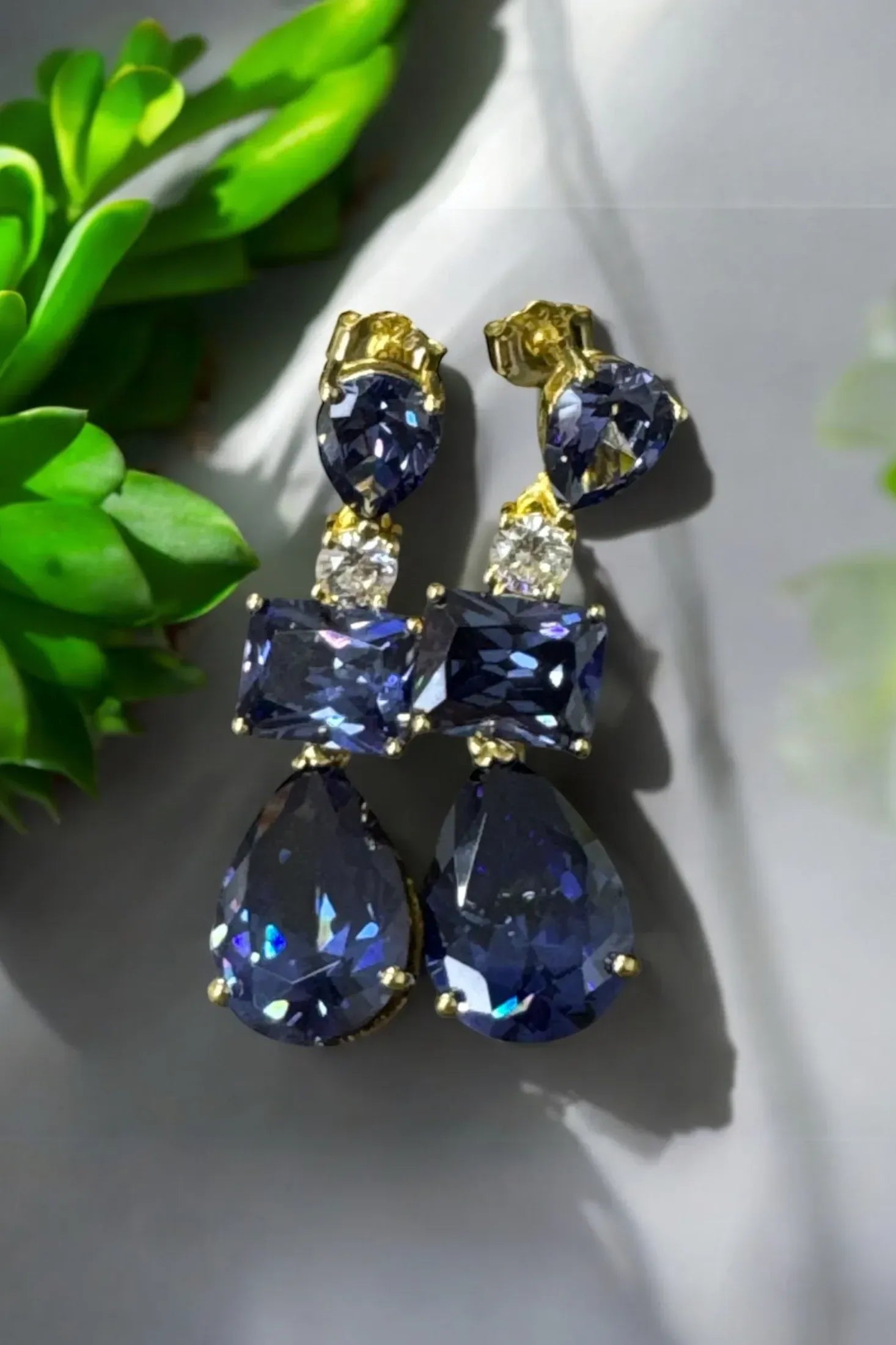 Still life of the earrings.