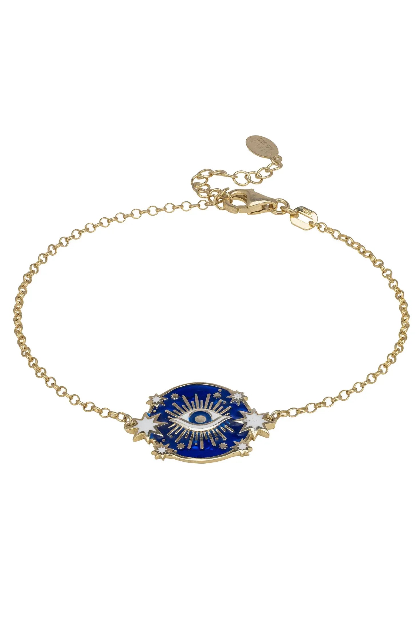 Celestial all seeing eye gold bracelet.