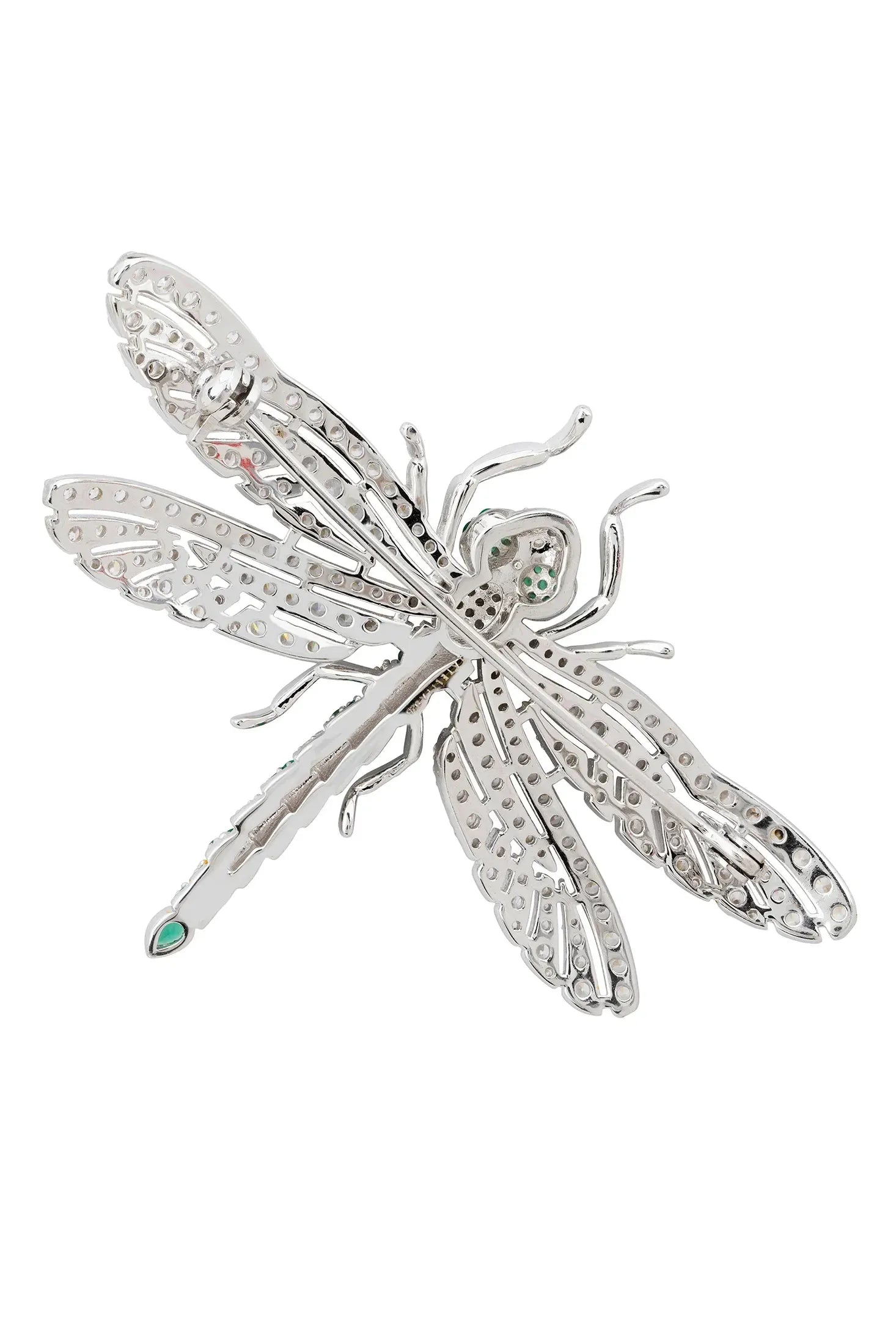 Pin back of the brooch.