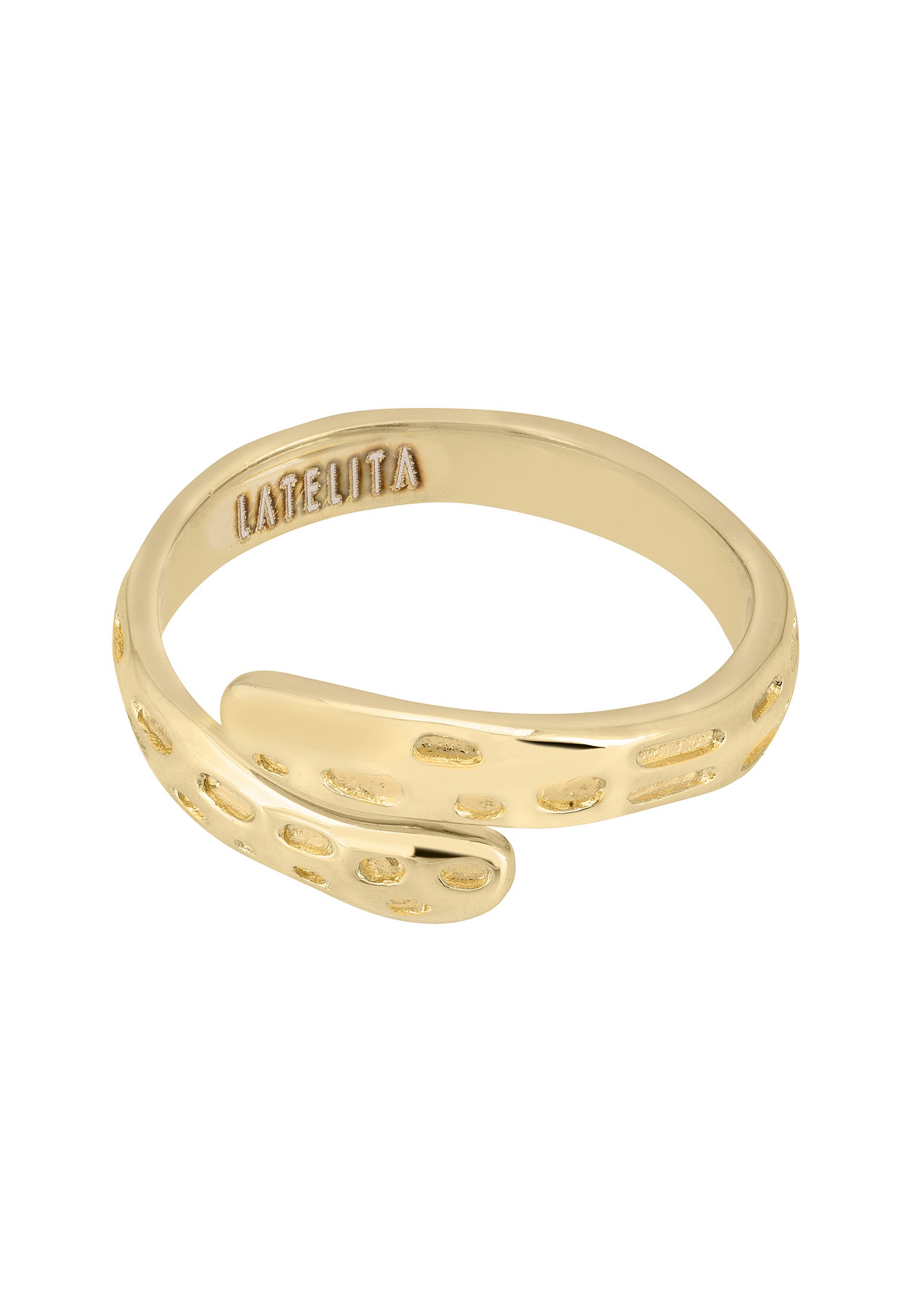 Natures Embrace Band Ring Gold