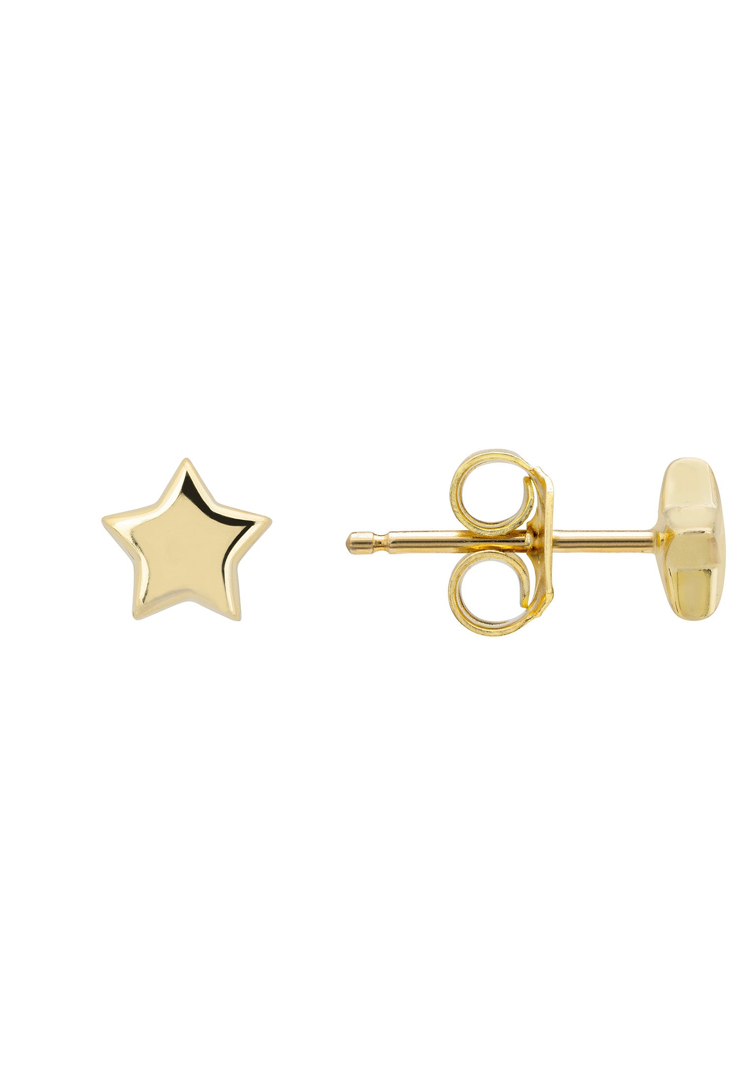 Star Mini Stud Earrings Gold