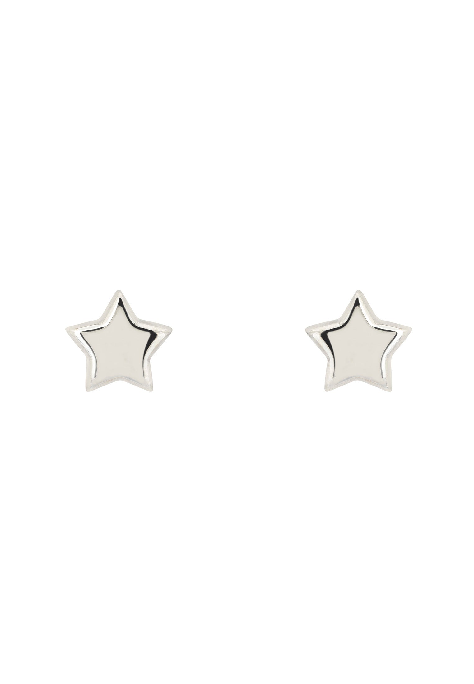 Star Mini Stud Earrings Silver