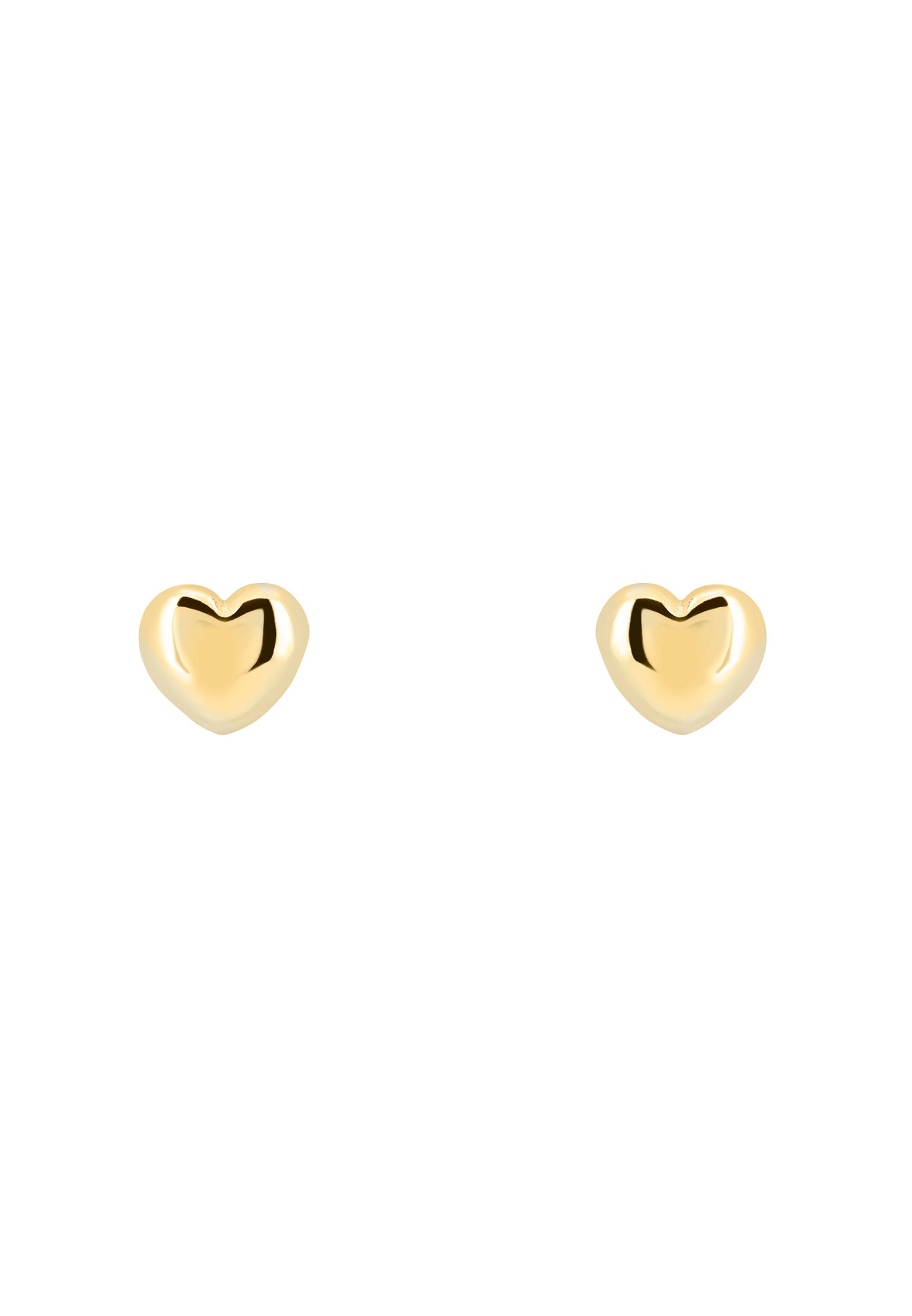 Heart Mini Stud Earrings Gold