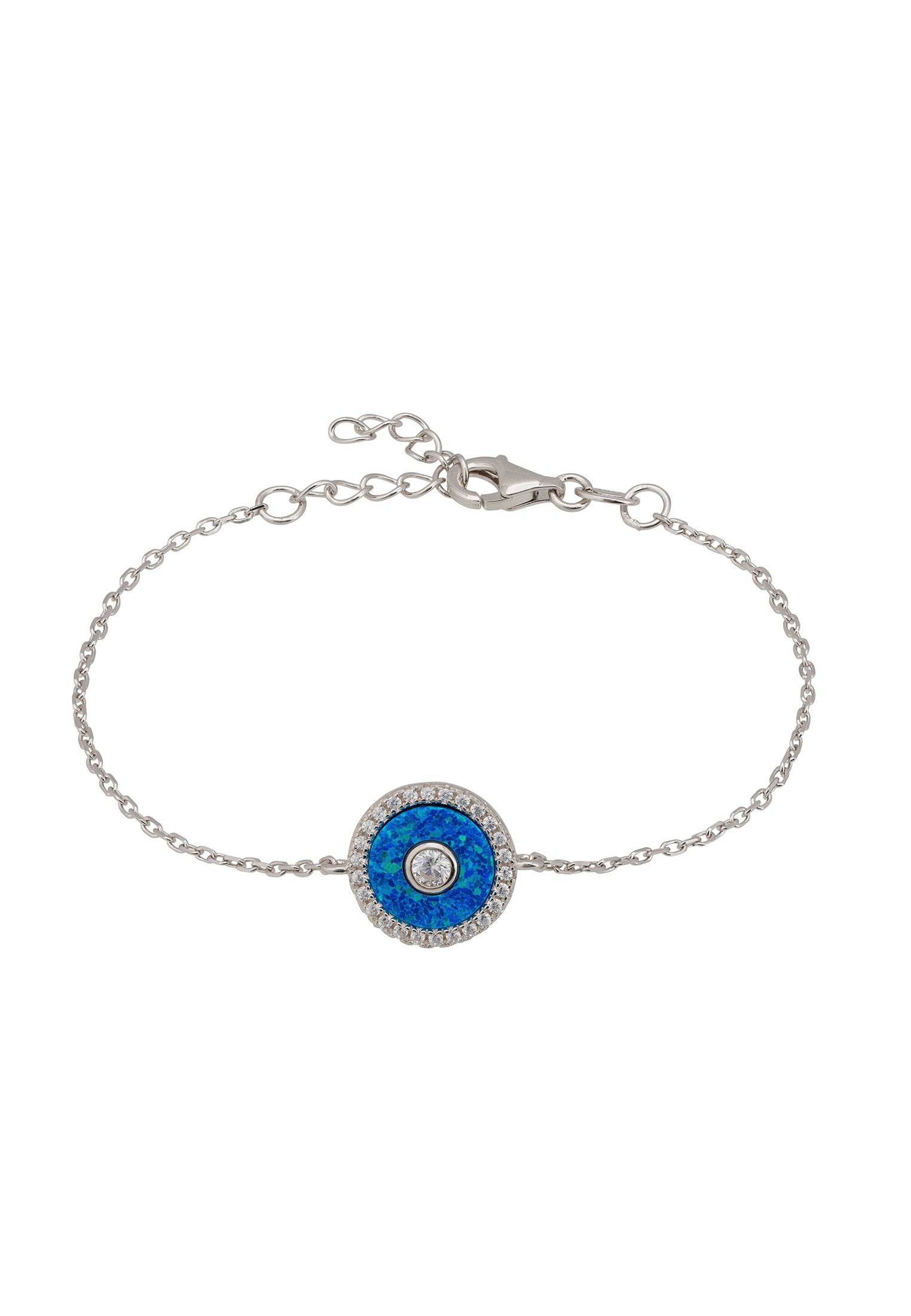 Mystique Amulet Turquoise Opalite Bracelet Silver