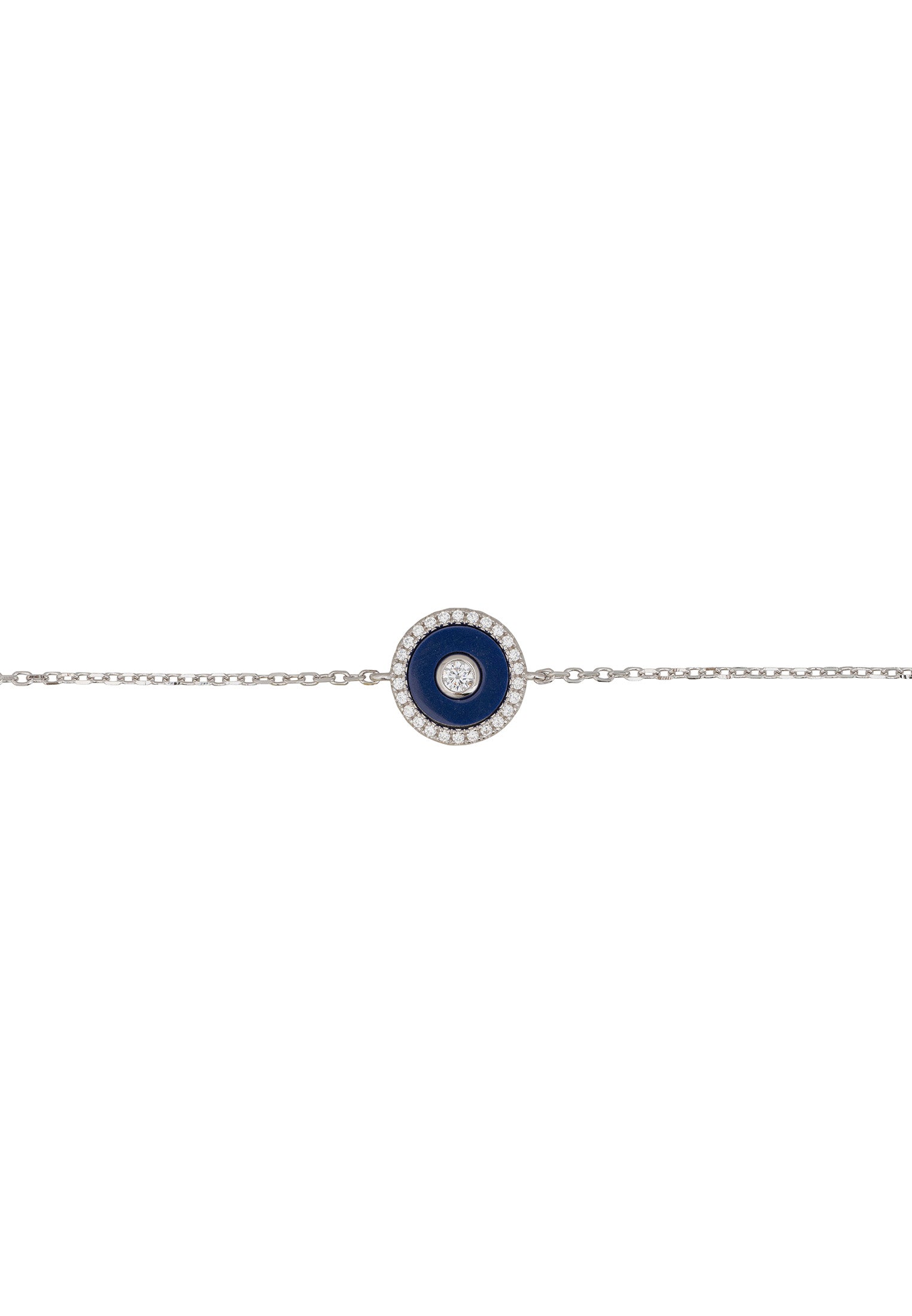 Mystique Amulet Lapis Lazuli Bracelet Silver