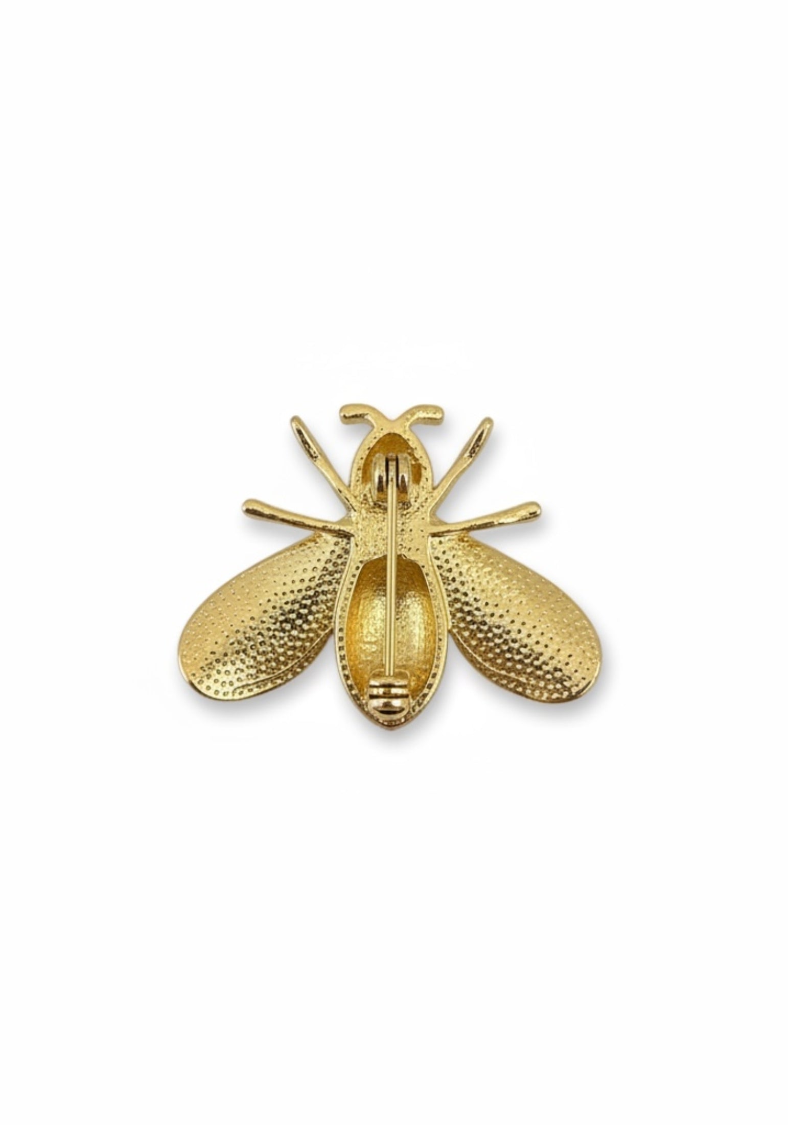 Bumble Bee Brooch Gold