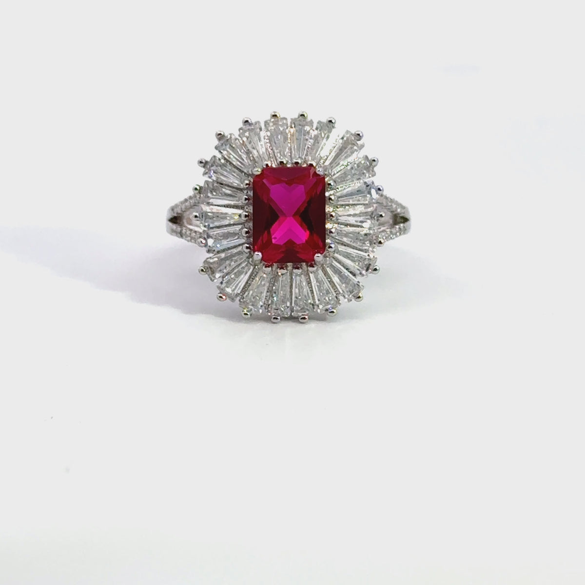 Rotating display the ring.