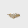 Video of Athena Angel Wing Single Ear Climber Gold Left, showing the drop, movement and scale from multiple angles.