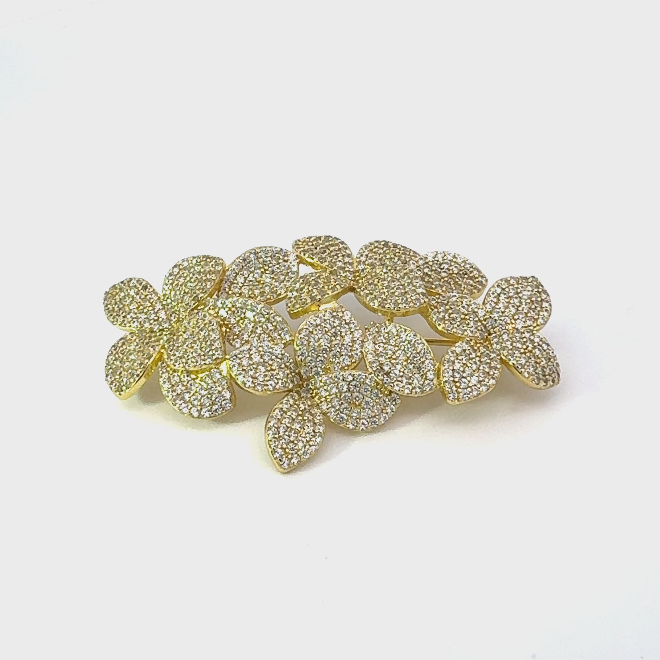 Rotating display of the brooch.