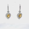 Rotating display of the earrings.