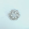 Video of Ginkgo Leaf And Pearl Wreath Brooch Silver, showing the design, finish and movement from multiple angles.