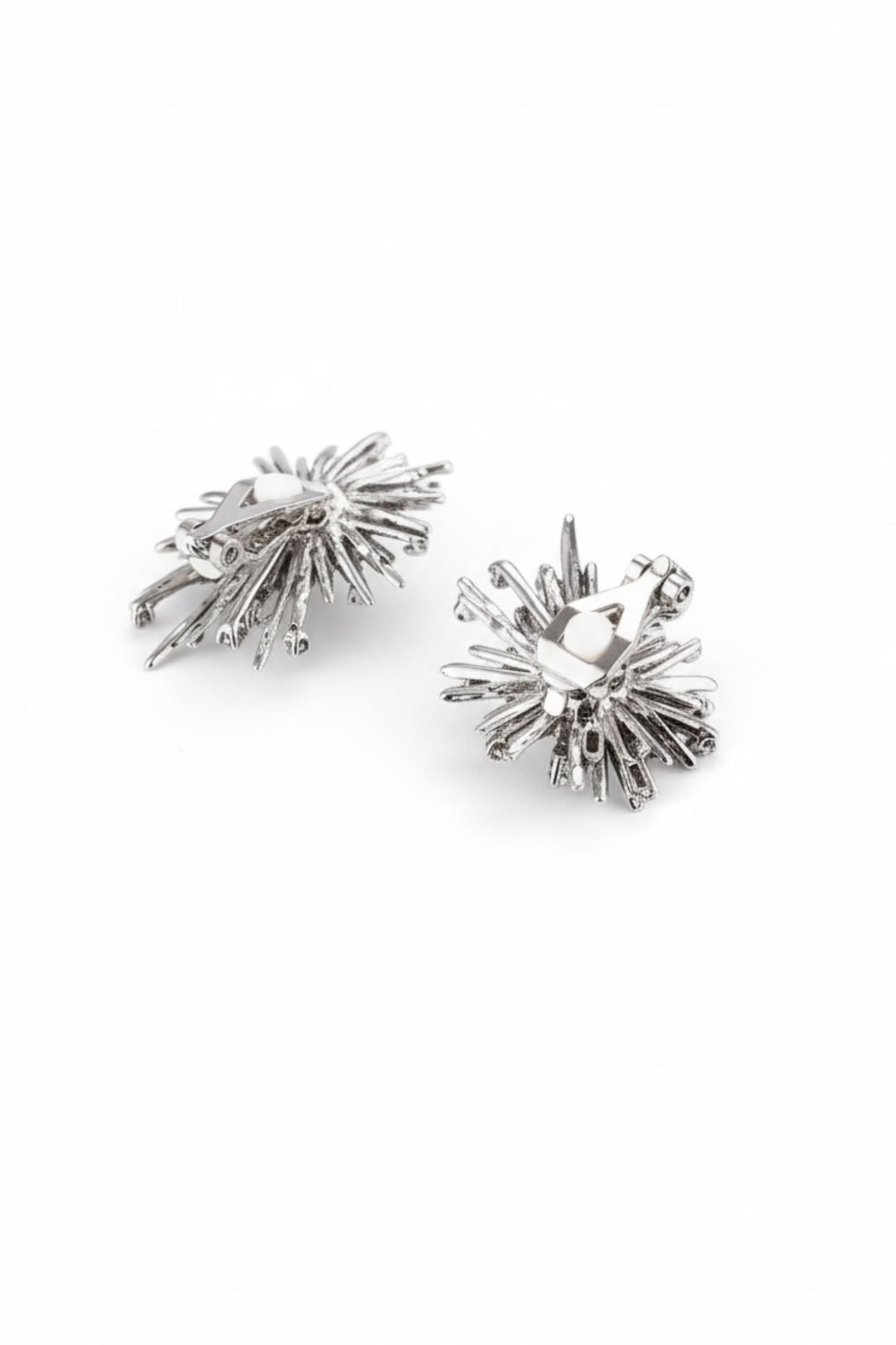 Clip-on backing of the earrings.