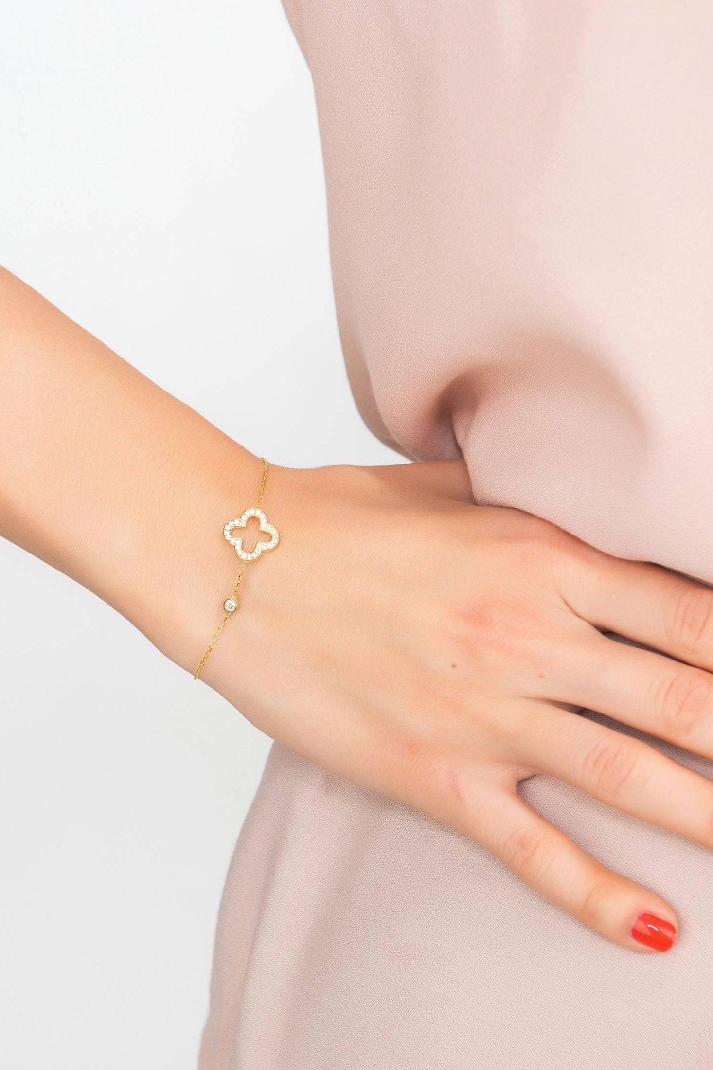 Open Clover Bracelet - LATELITA