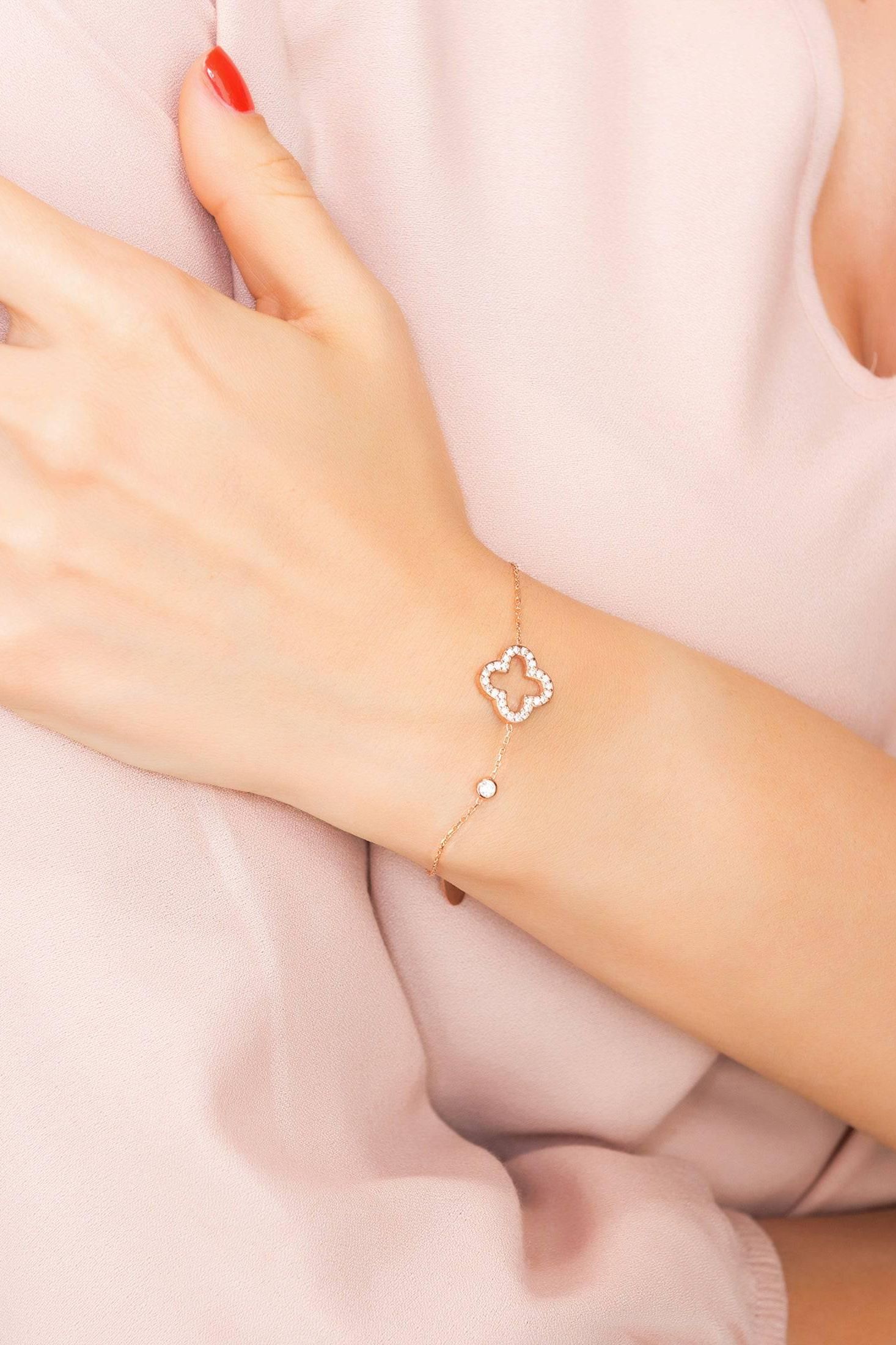 Open Clover Bracelet - LATELITA