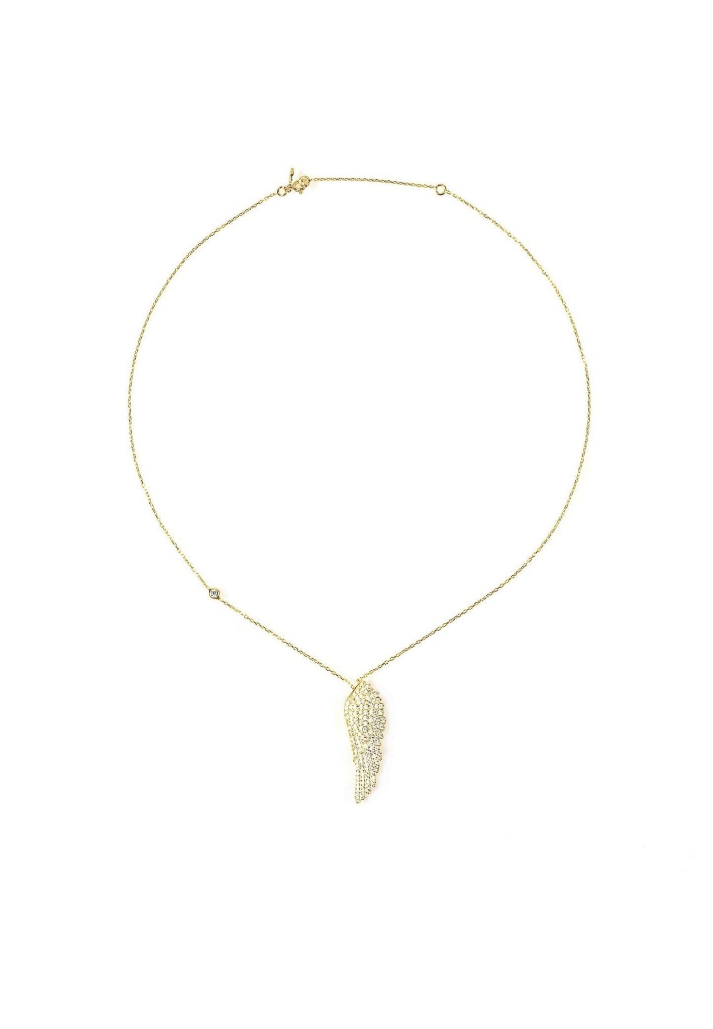 Angel Wing Necklace Large - LATELITA Necklaces