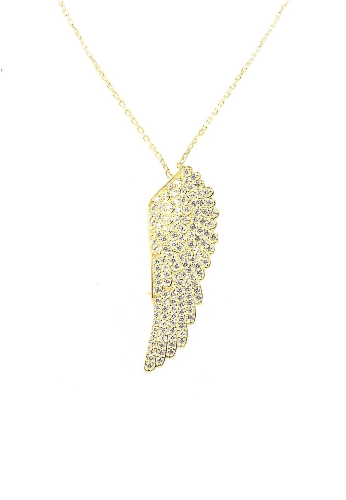 Angel Wing Necklace Large - LATELITA Necklaces