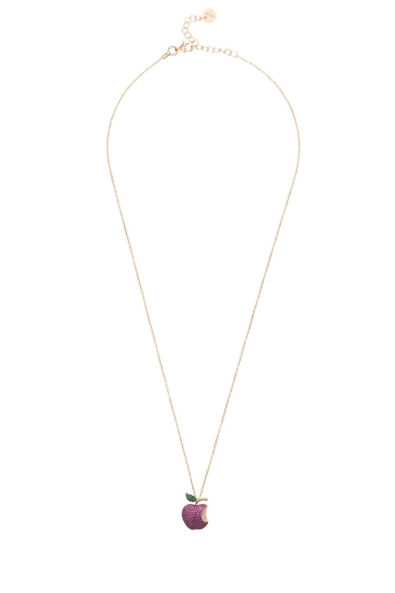 Apple Bite Necklace Rosegold - LATELITA Necklaces