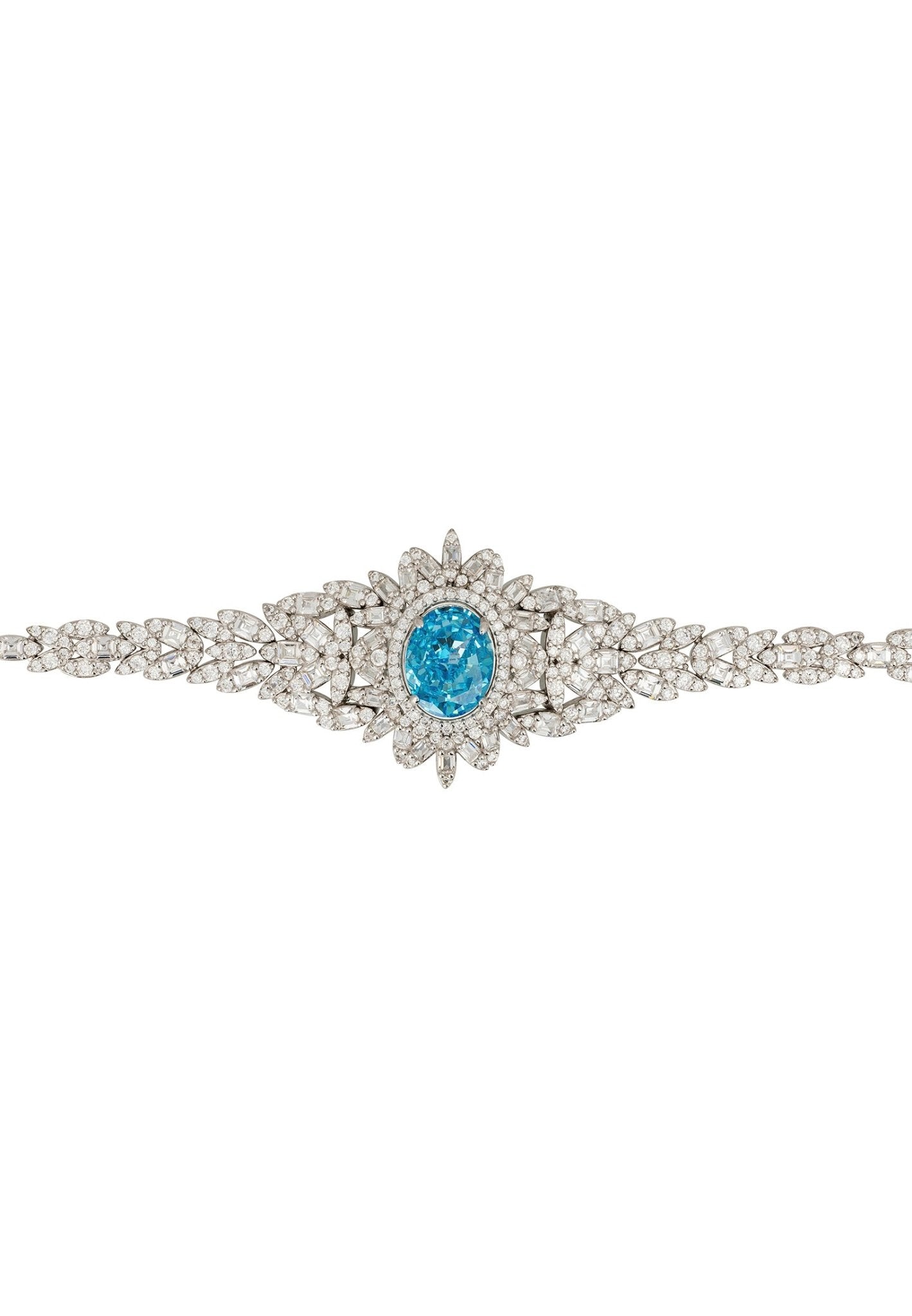 Arabesque Splendor Bracelet Blue Topaz Silver - LATELITA Bracelets