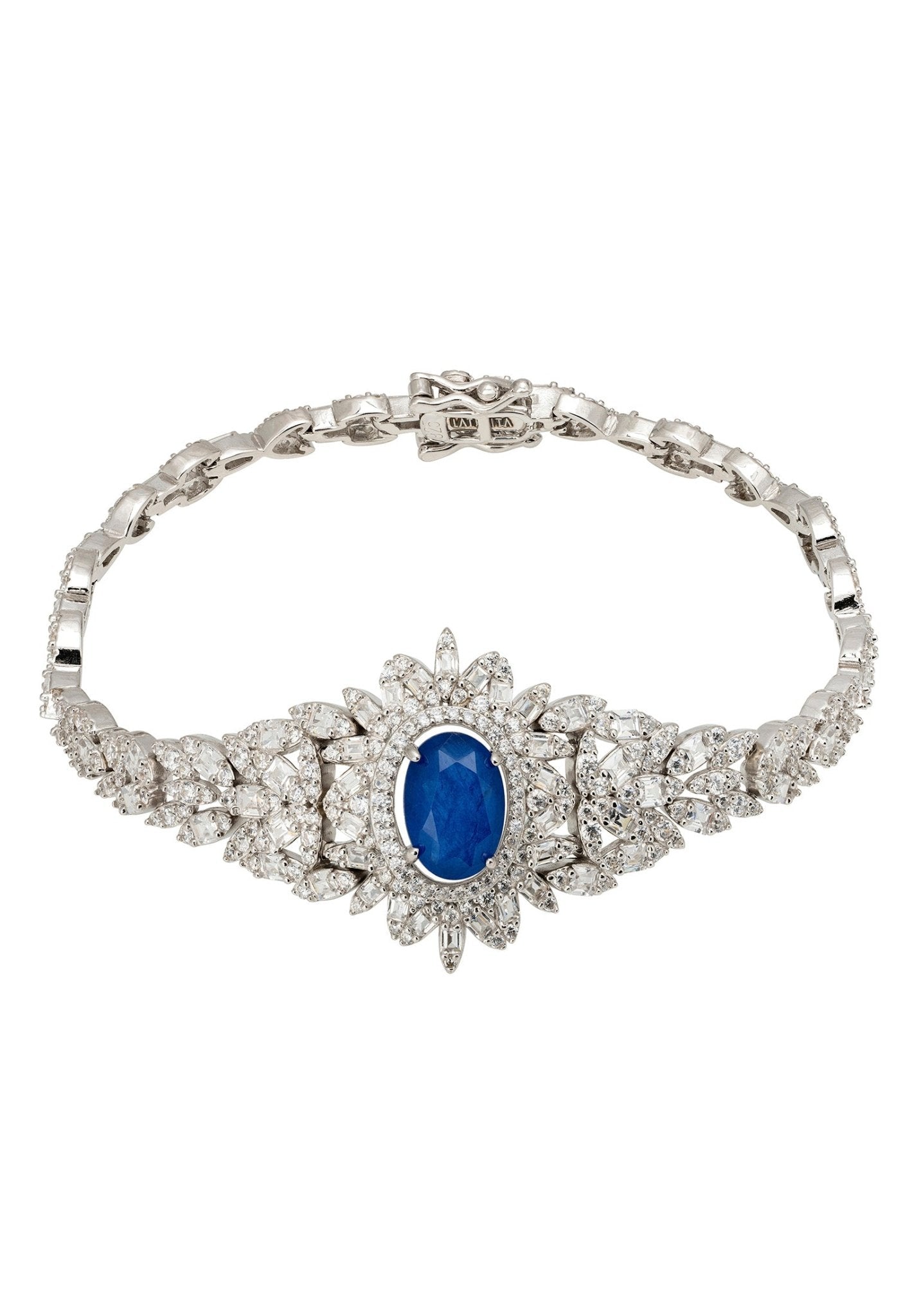 Arabesque Splendor Bracelet Sapphire Silver - LATELITA Bracelets
