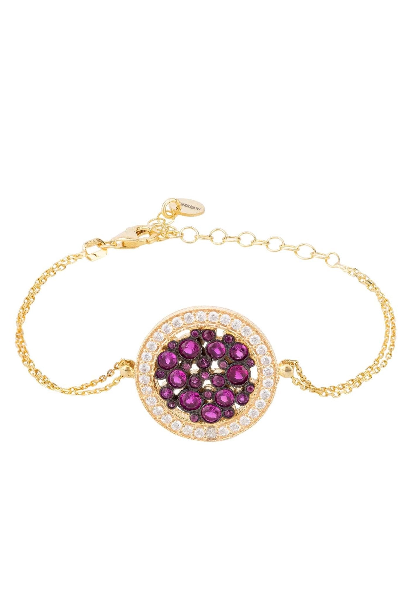 Arabian Nights Bracelet Ruby Gold - LATELITA Bracelets