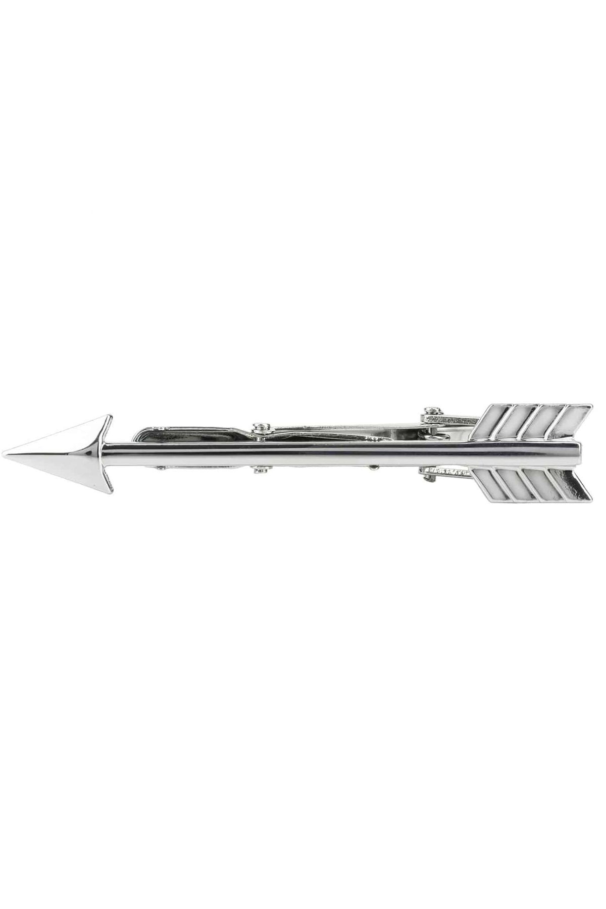 Arrow Mens Tie Clip Silver - LATELITA Cufflinks