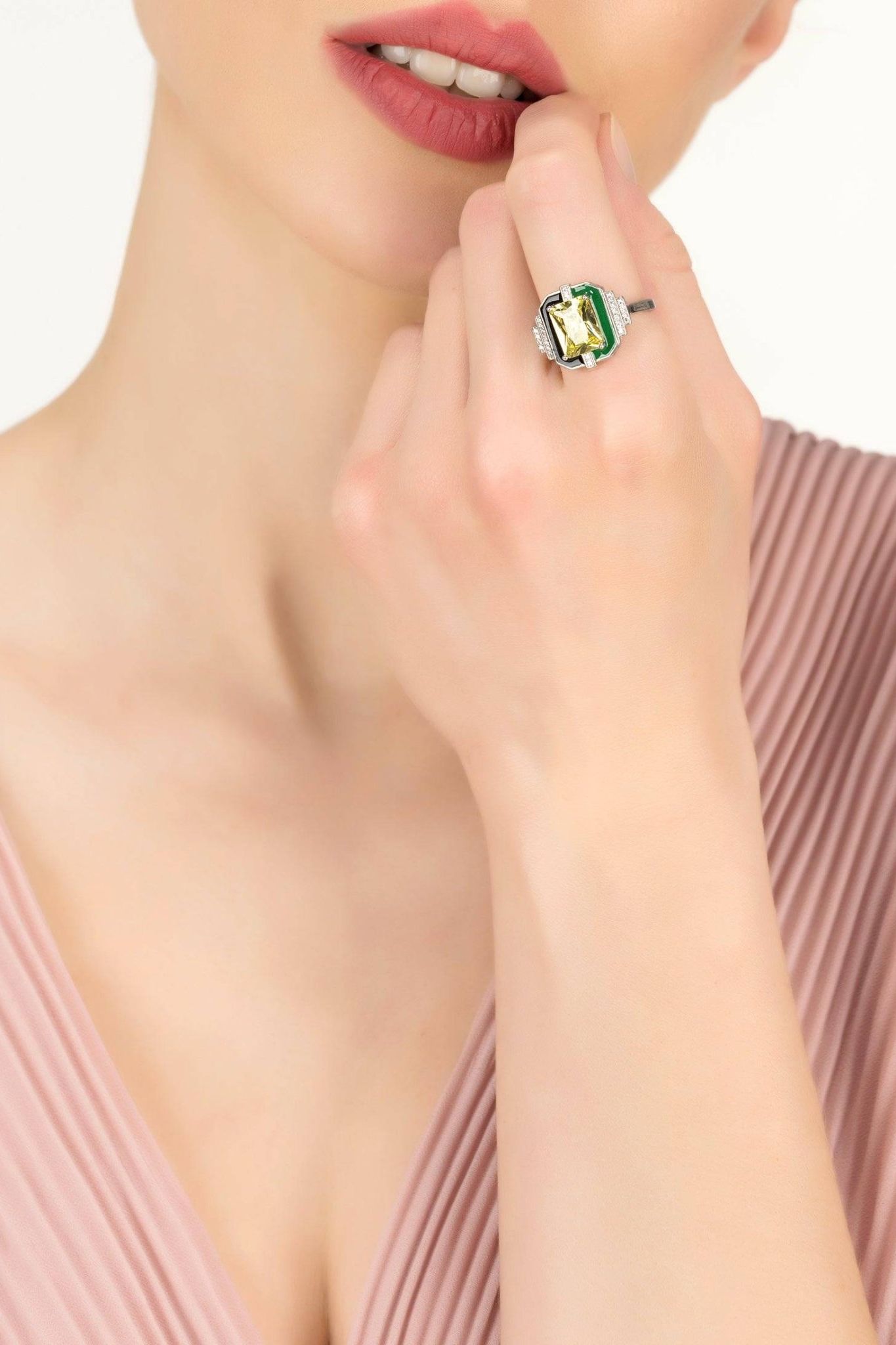 Art Deco Ring Silver - LATELITA Rings