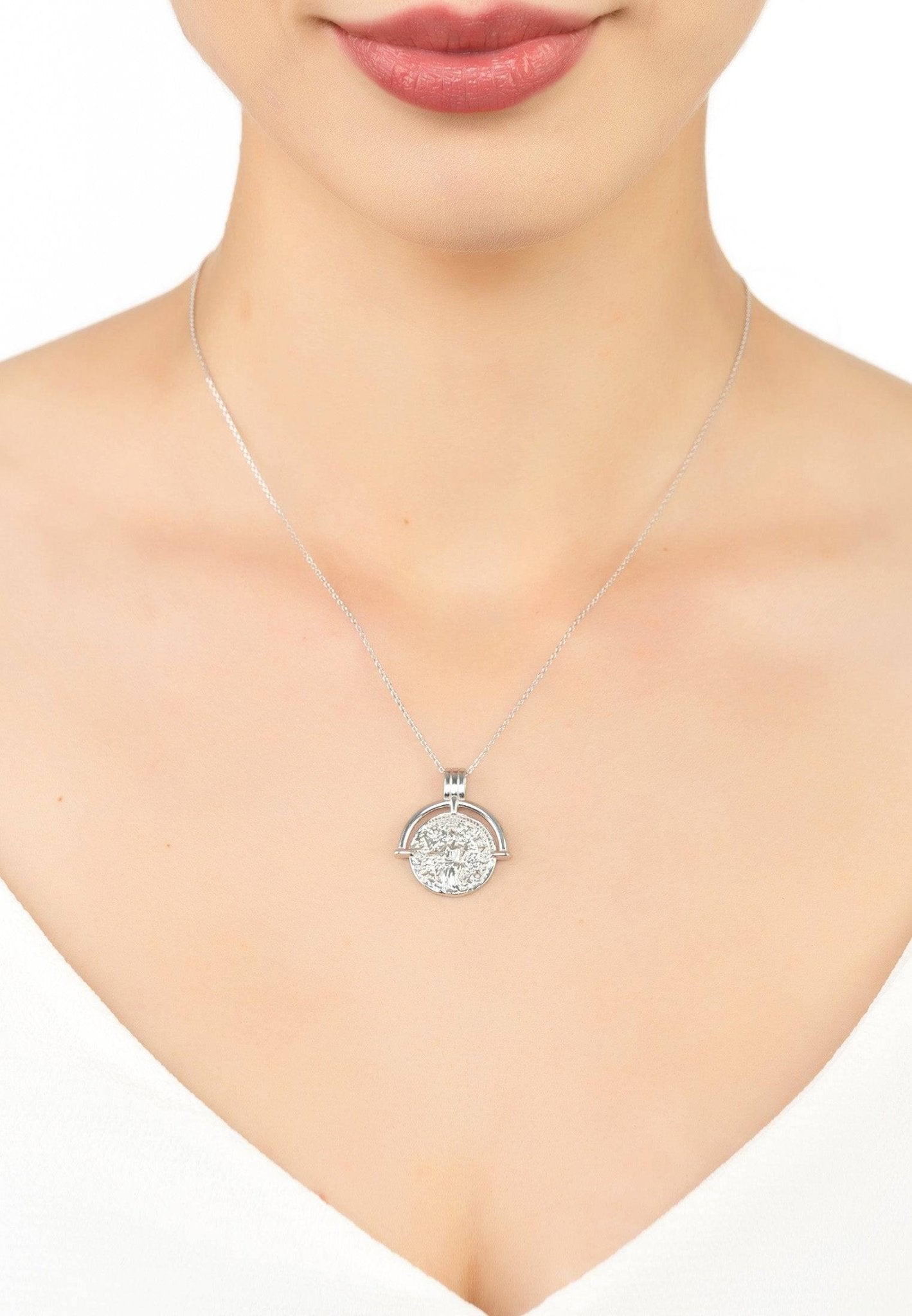 Boudica Necklace Silver - LATELITA Necklaces