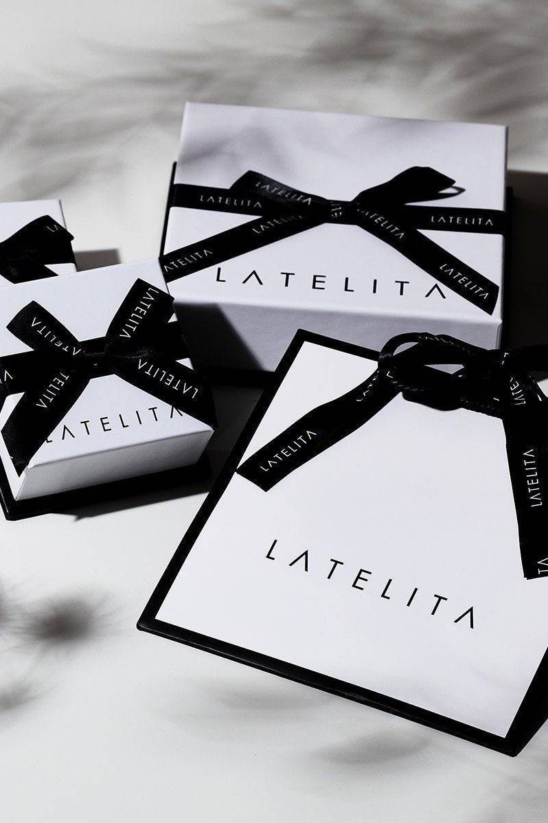 Celtic Knot Aoife Drop Earrings Oxidised Silver - LATELITA Earrings