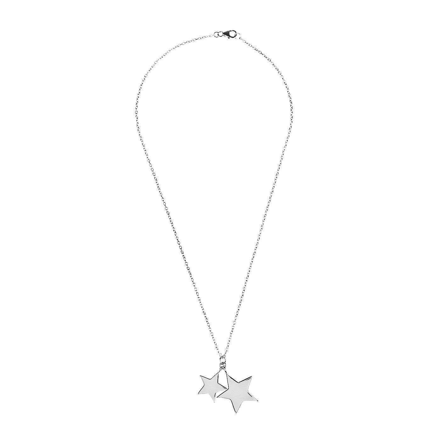 Cosmic Double Star Pendant Necklace - LATELITA Necklaces