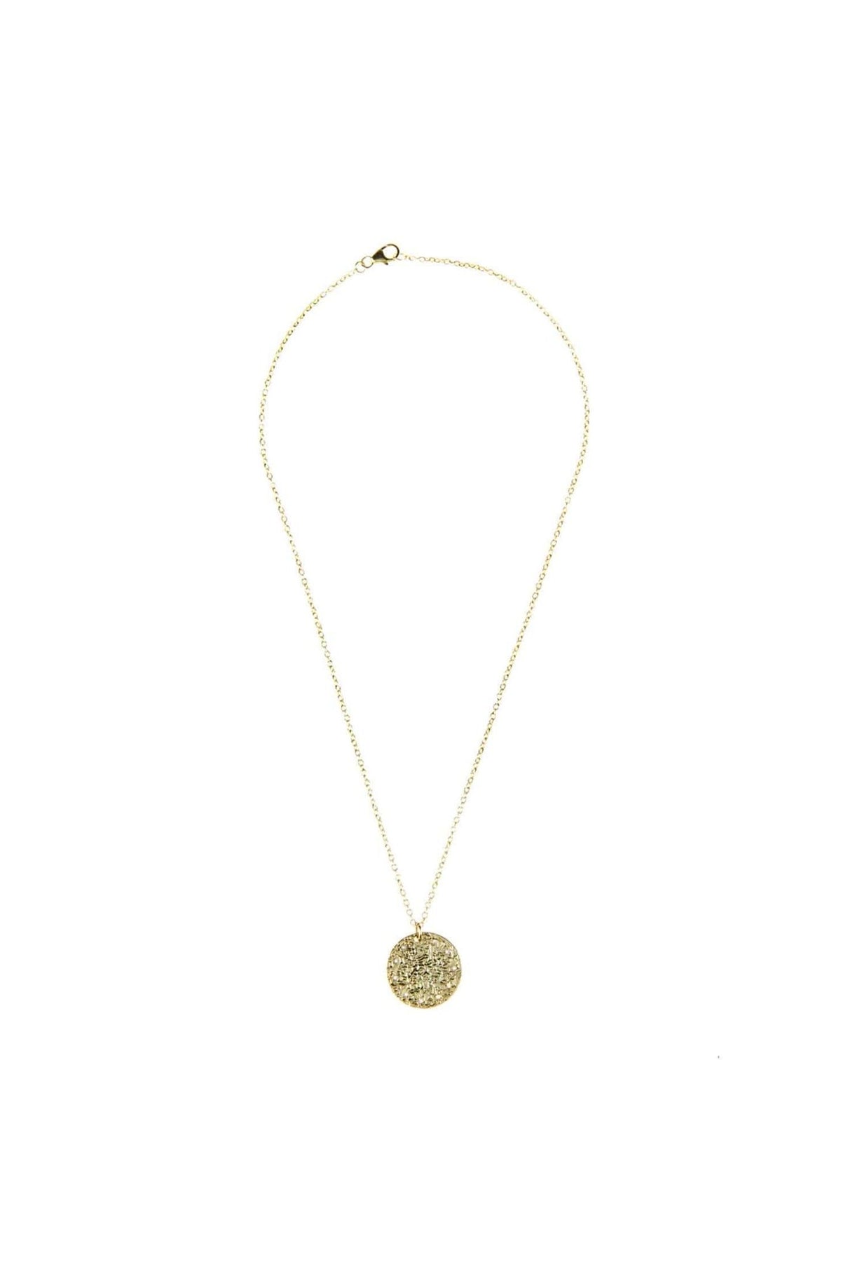 Cosmic Full Moon Necklace - White Topaz - LATELITA Necklaces