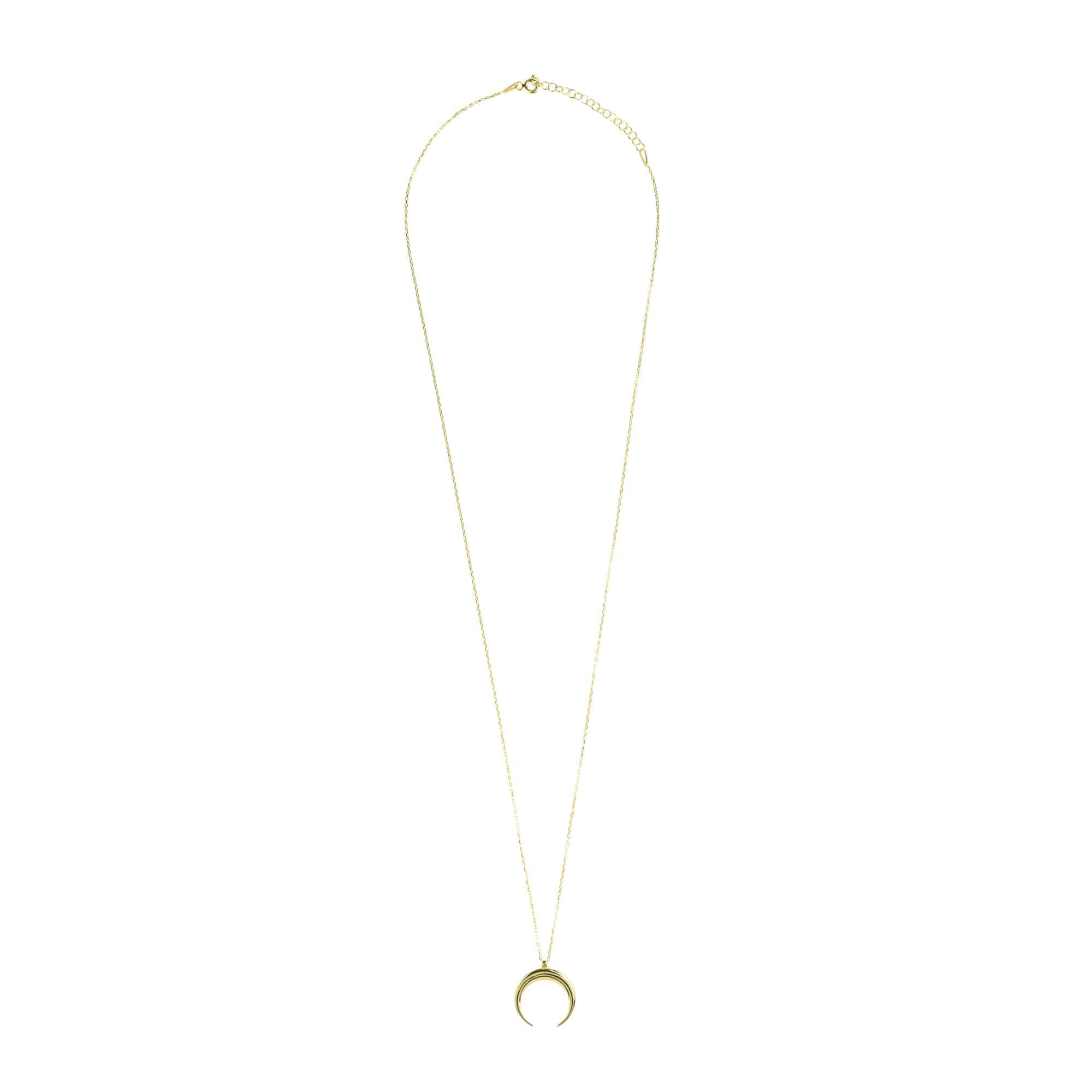 Cosmic Horn Tusk Necklace Gold - LATELITA Necklaces