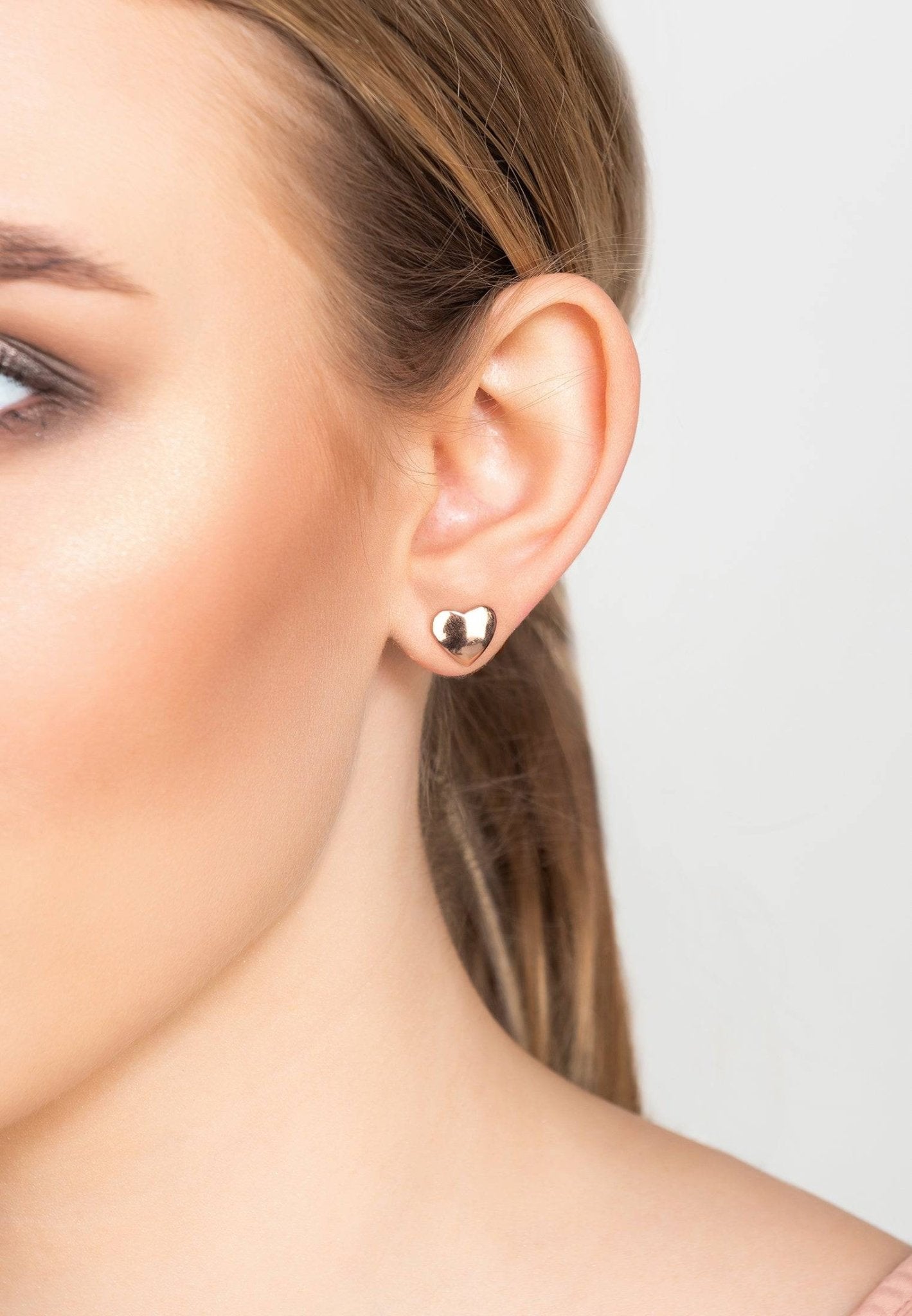 Cosmic Mini Heart Stud Earring - LATELITA Earrings
