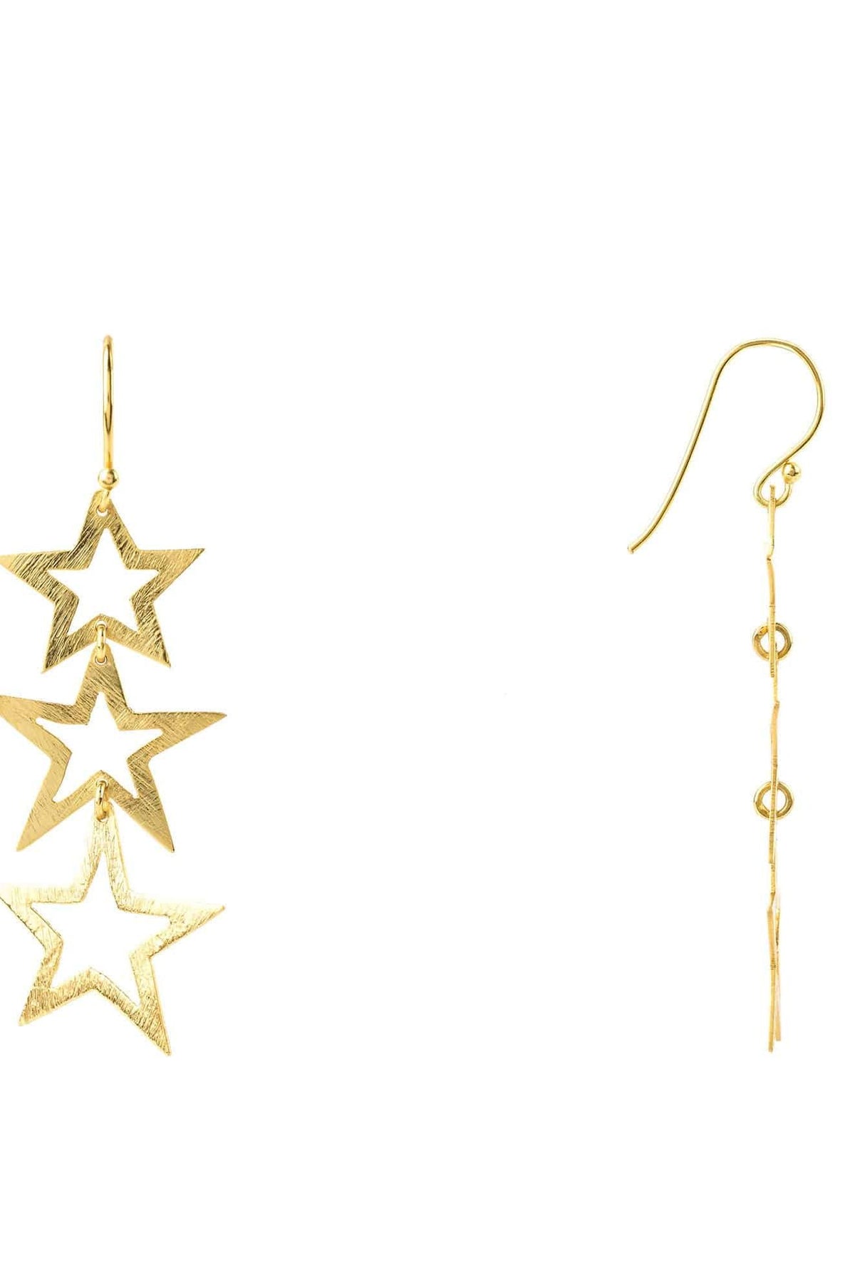 Cosmic Triple Open Star Earring - LATELITA Earrings