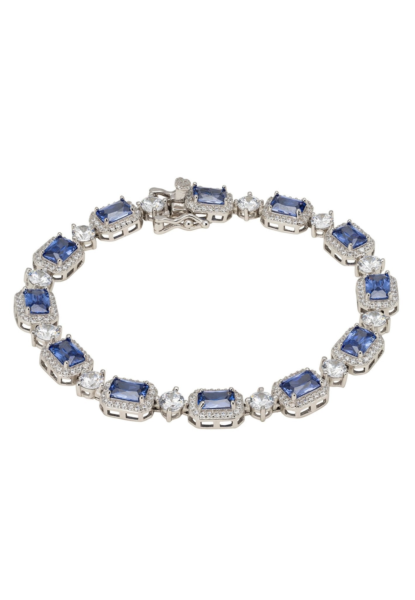Elena Gemstone Bracelet Tanzanite Silver - LATELITA Bracelets
