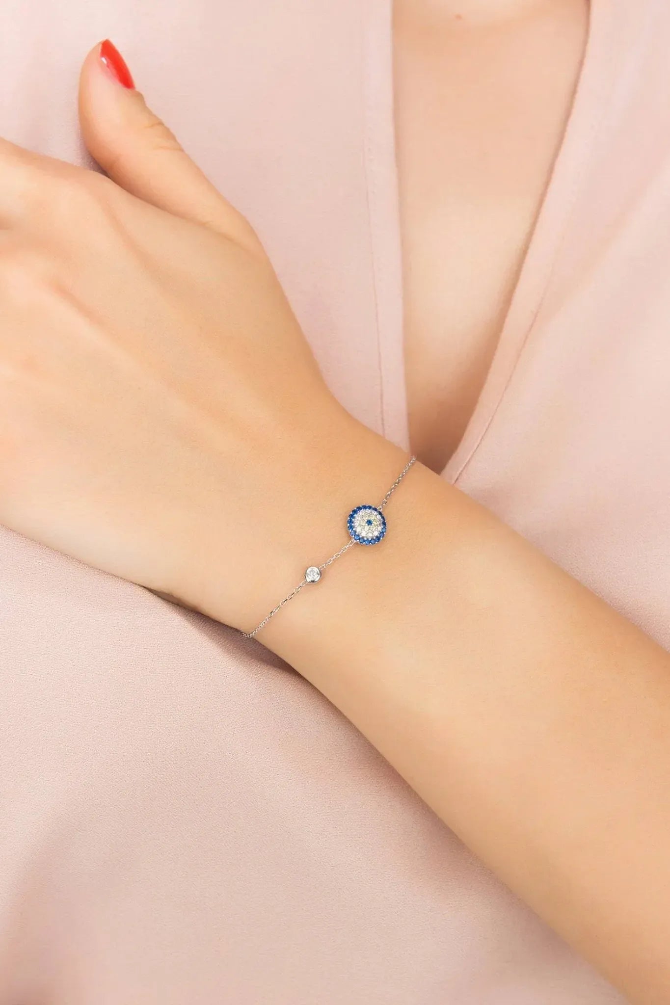 Evil Eye Bracelet Silver - LATELITA Bracelets