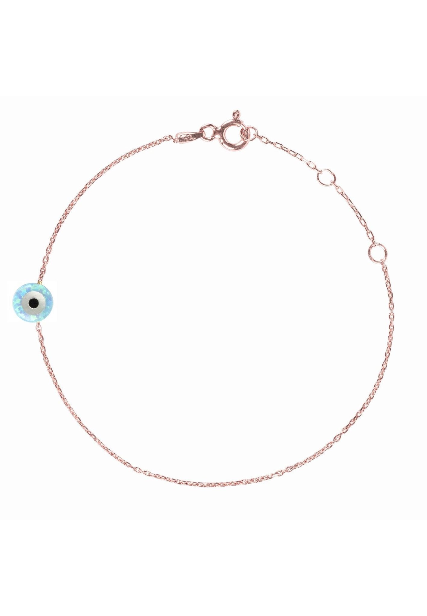 Evil Eye Mini Opalite Bracelet Rosegold - LATELITA Bracelets
