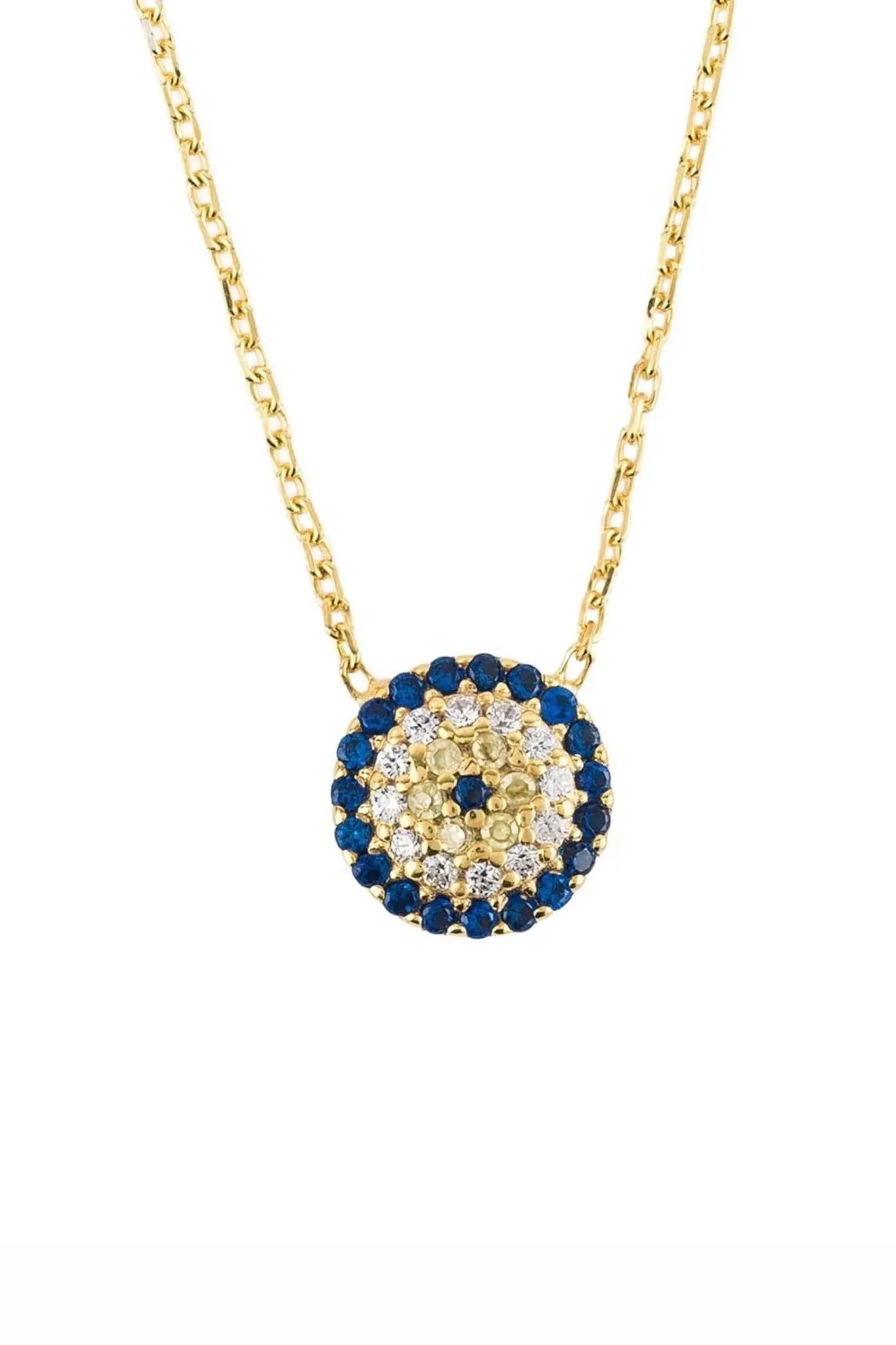 Evil Eye Necklace Gold - LATELITA Necklaces