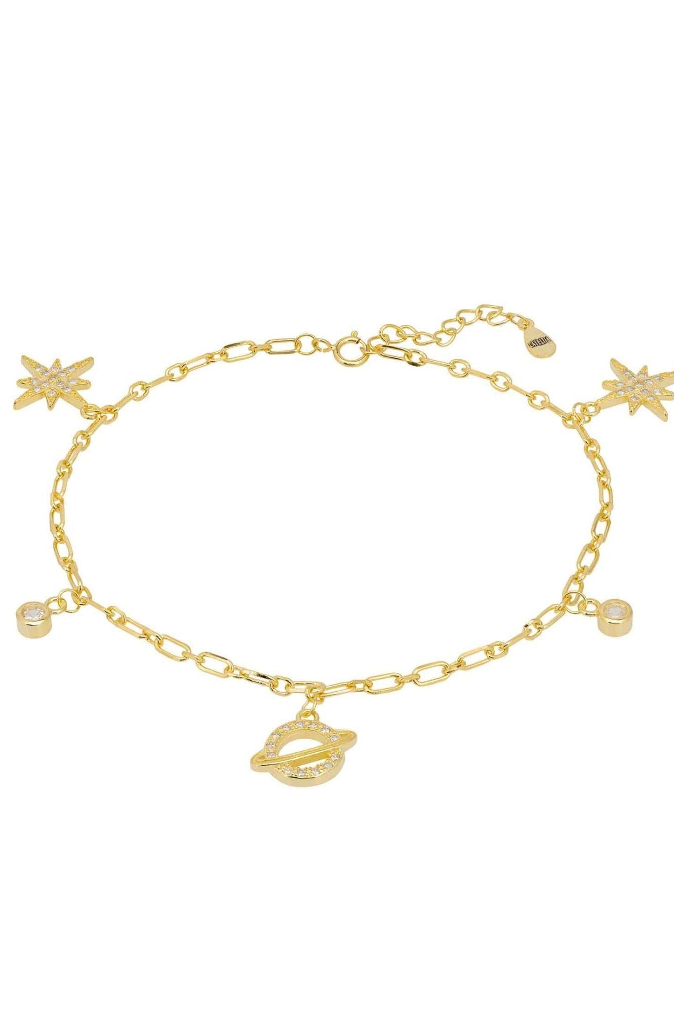 Galactic Anklet Gold - LATELITA Anklet