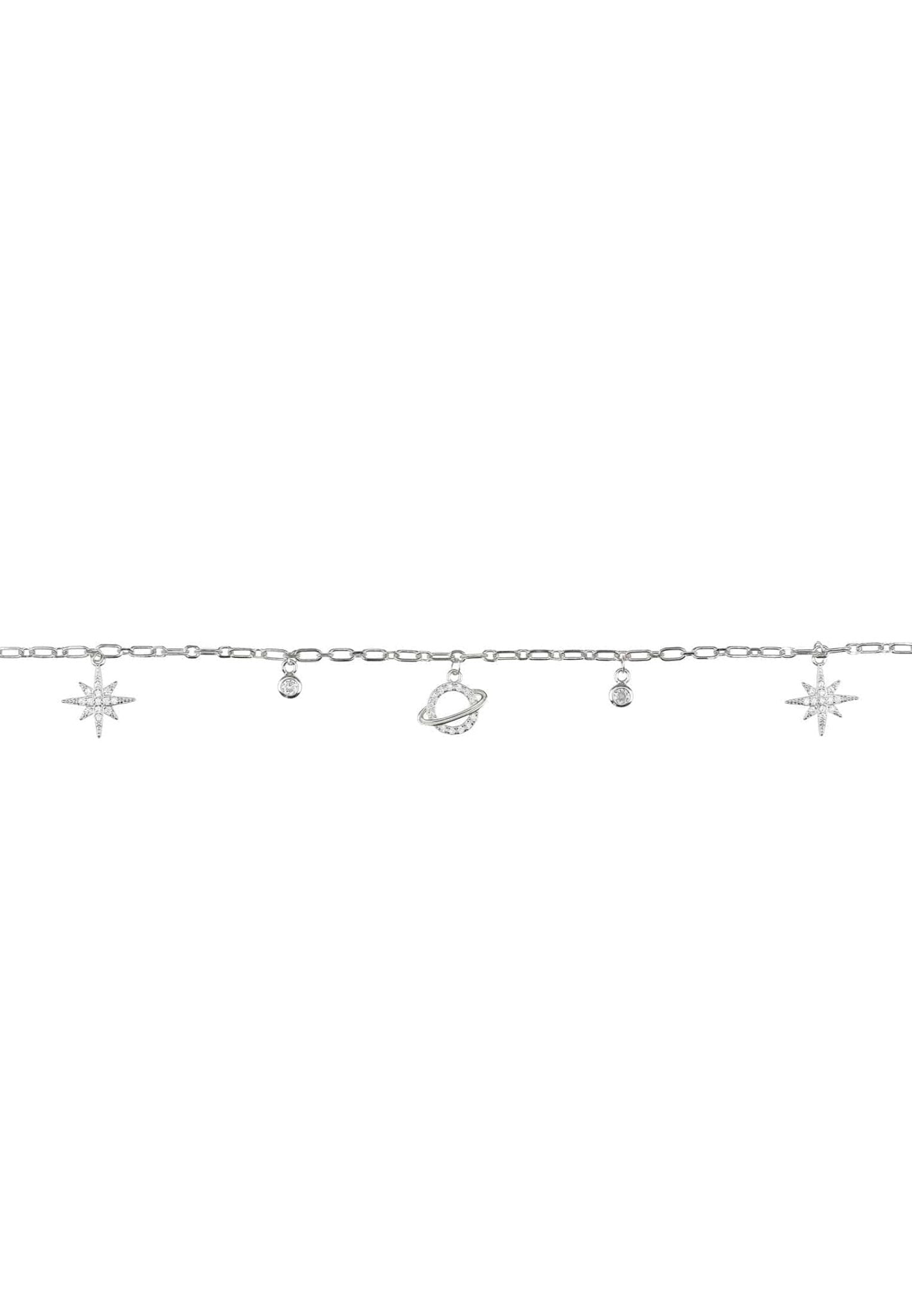 Galactic Anklet Silver - LATELITA Anklet