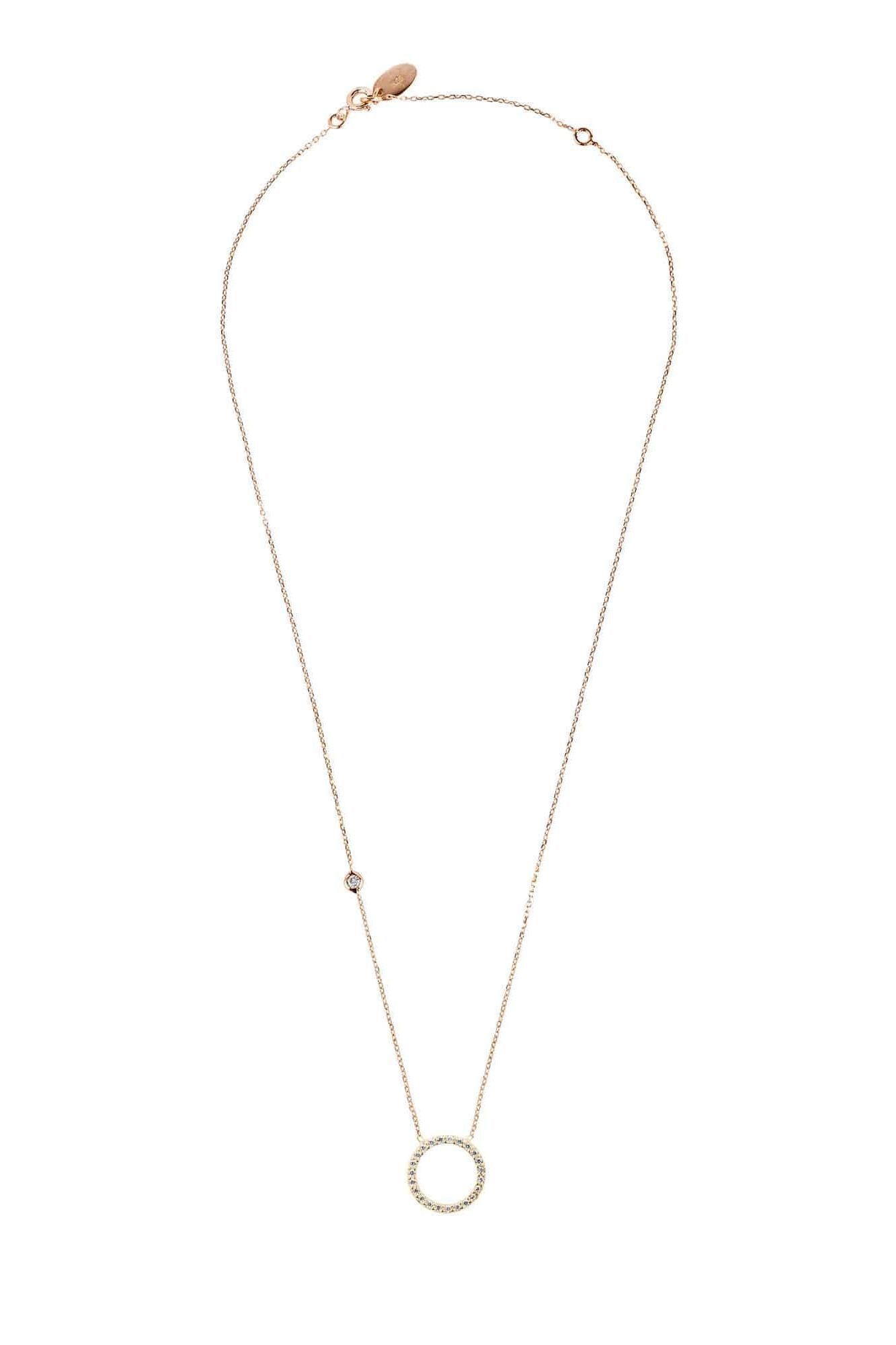 Halo Sparkling Circle Necklace - LATELITA Necklaces