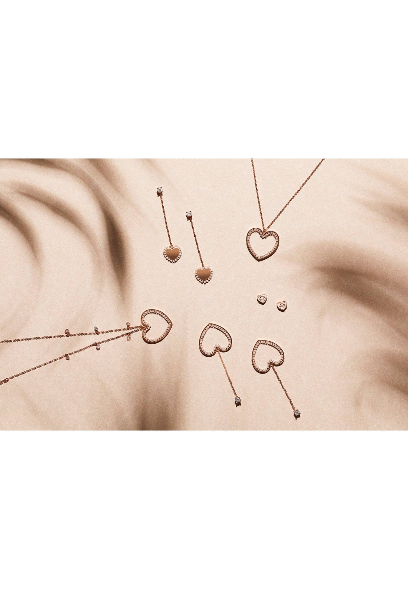 Heart Large Pendant Drop Necklace Silver - LATELITA Necklaces