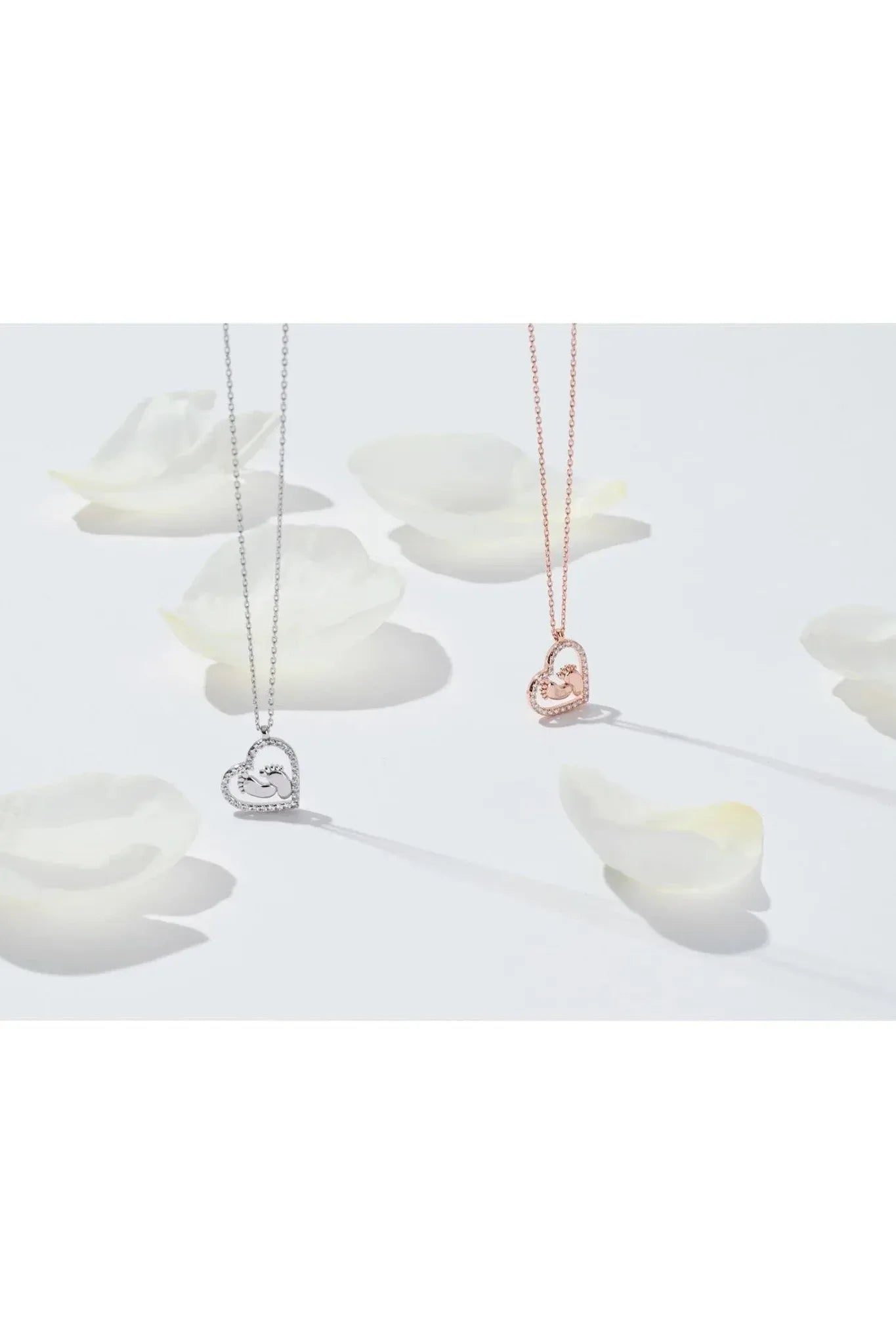 Heart Mum Pendant Necklace Rosegold - LATELITA Necklaces