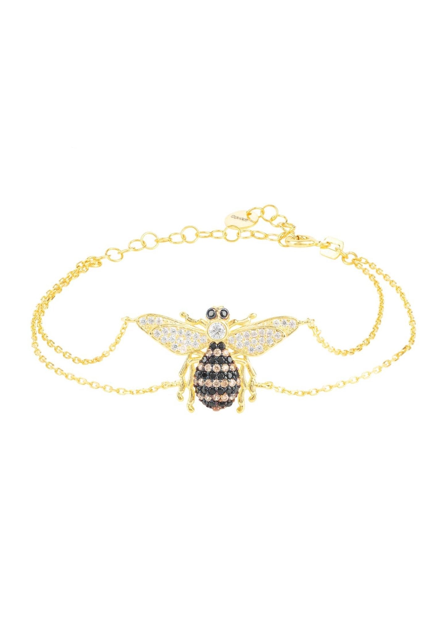 Honey Bee Bracelet Gold - LATELITA Bracelets