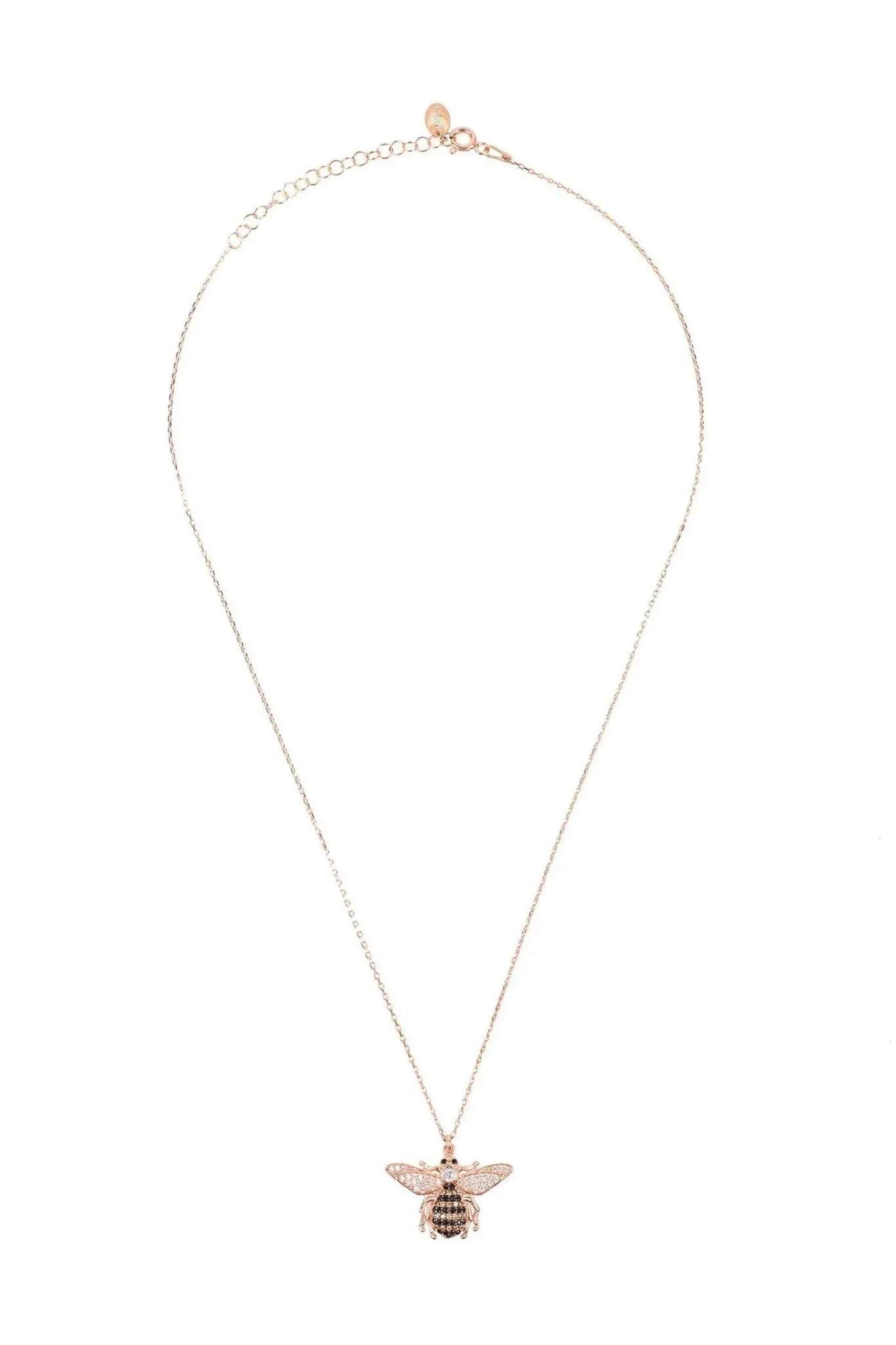 Honey Bee Pendant Necklace Rosegold - LATELITA Necklaces