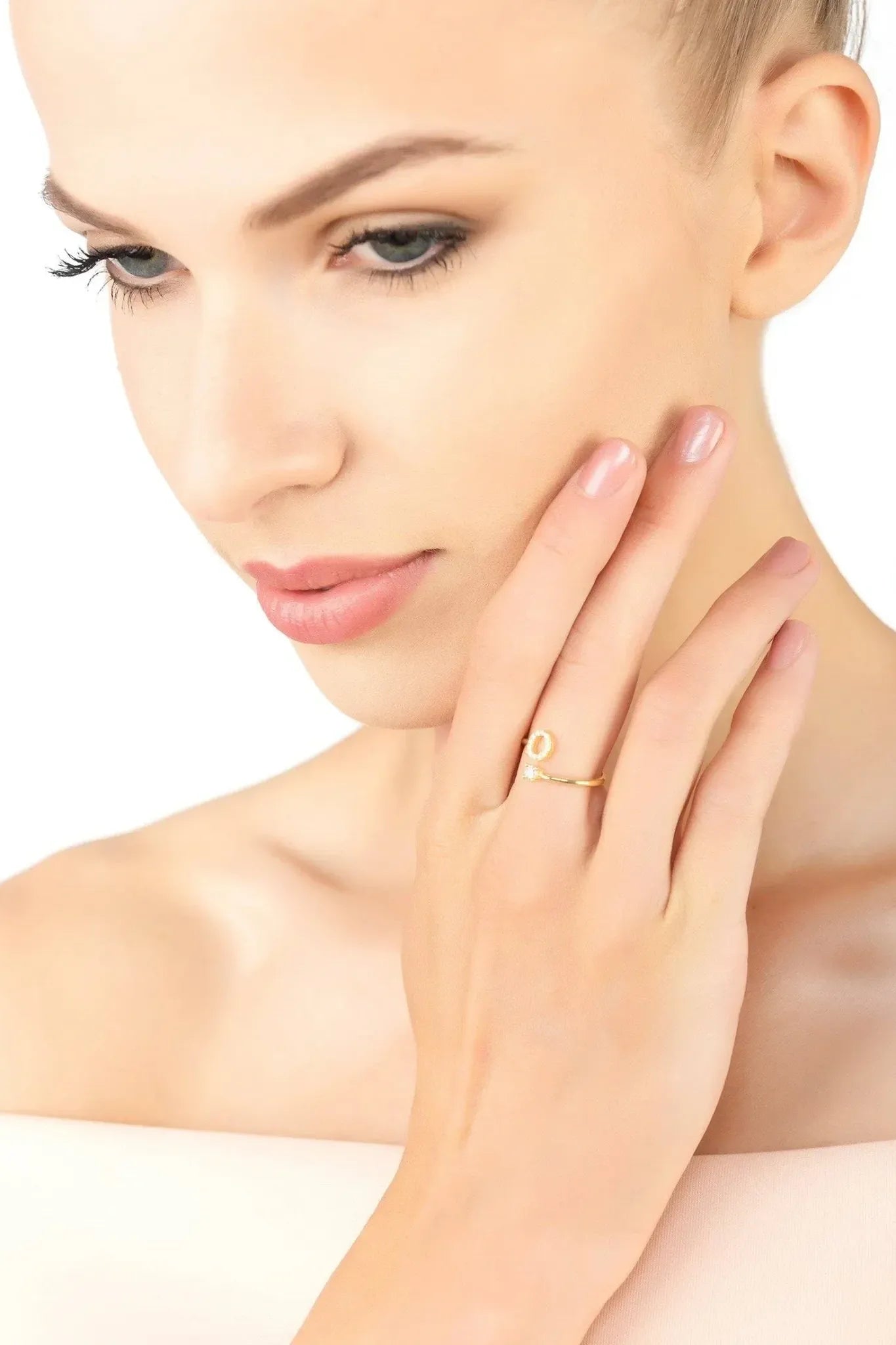 Initial Ring Gold O - LATELITA Rings