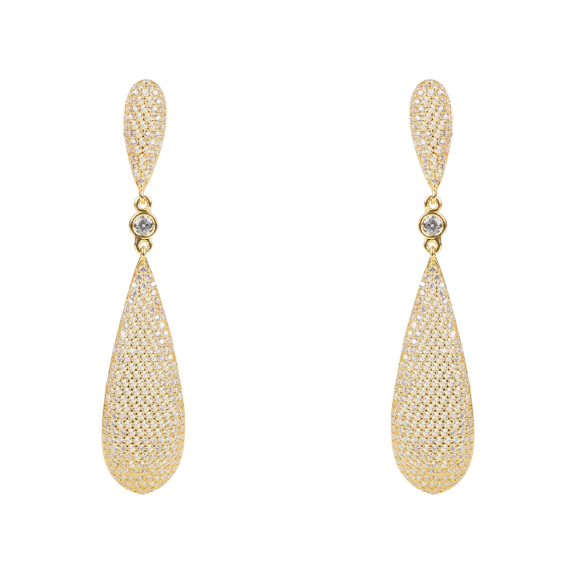 Latelita Long Drop Earrings Gold - LATELITA Earrings